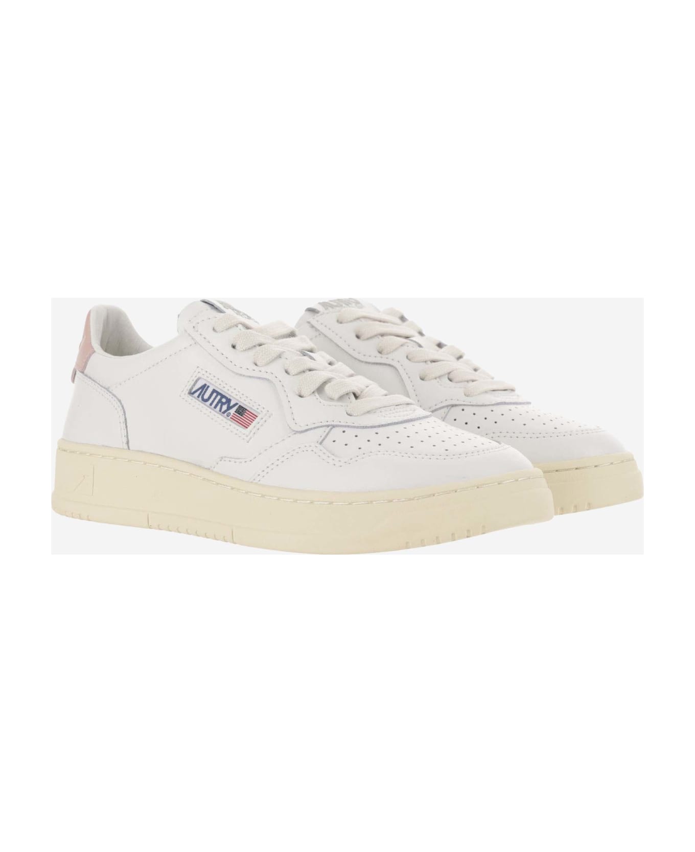 Autry Low Medalist Sneakers - Pink