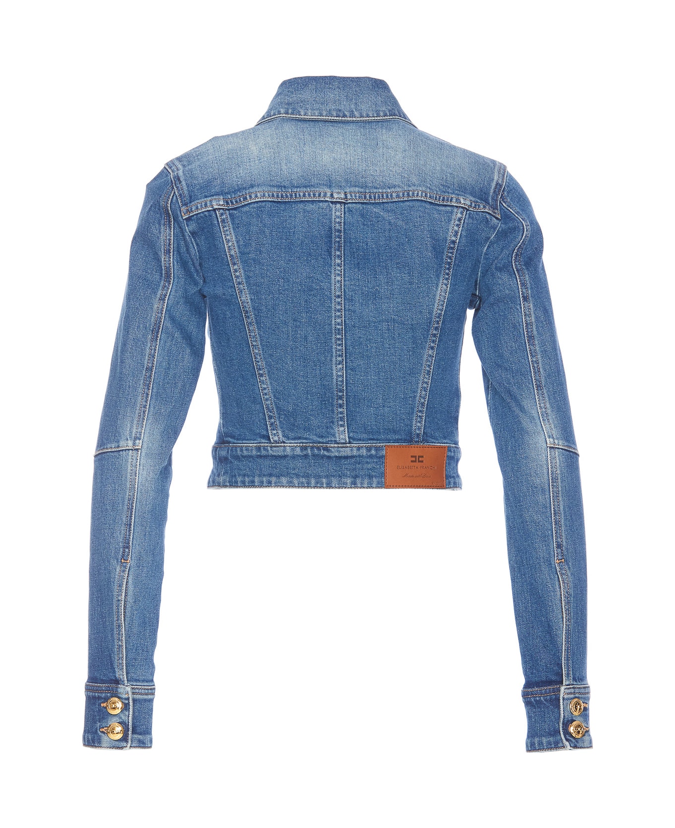 Elisabetta Franchi Denim Jacket - Blue