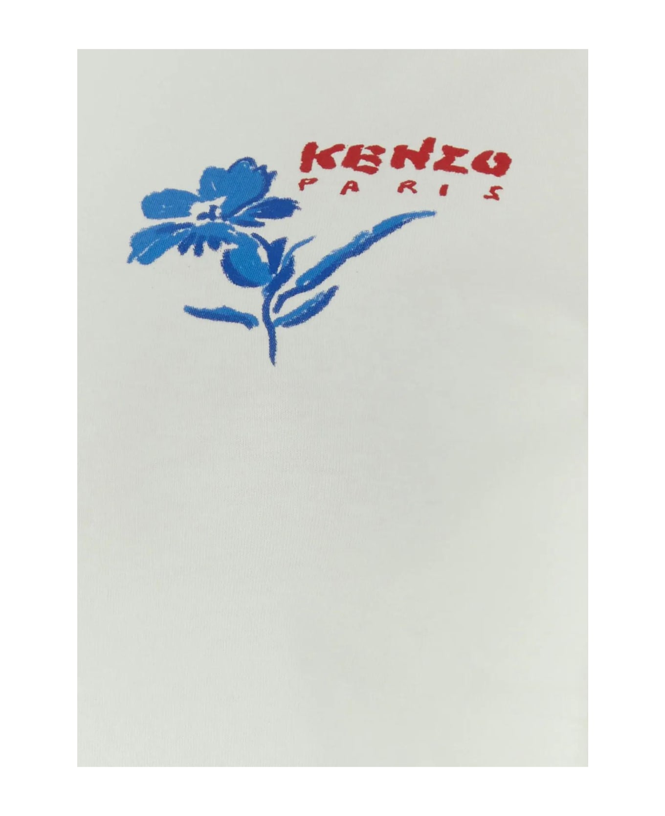 Kenzo Cotton T-shirt - Blanc casse Tシャツ