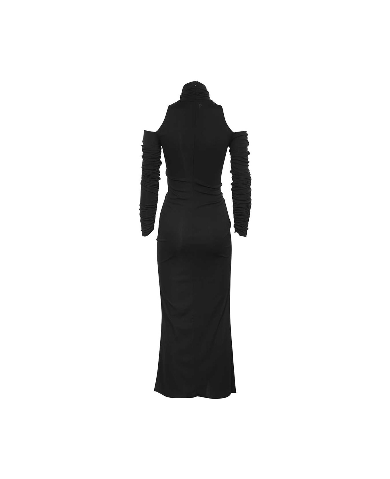Dondup Dress With Split - black ワンピース＆ドレス