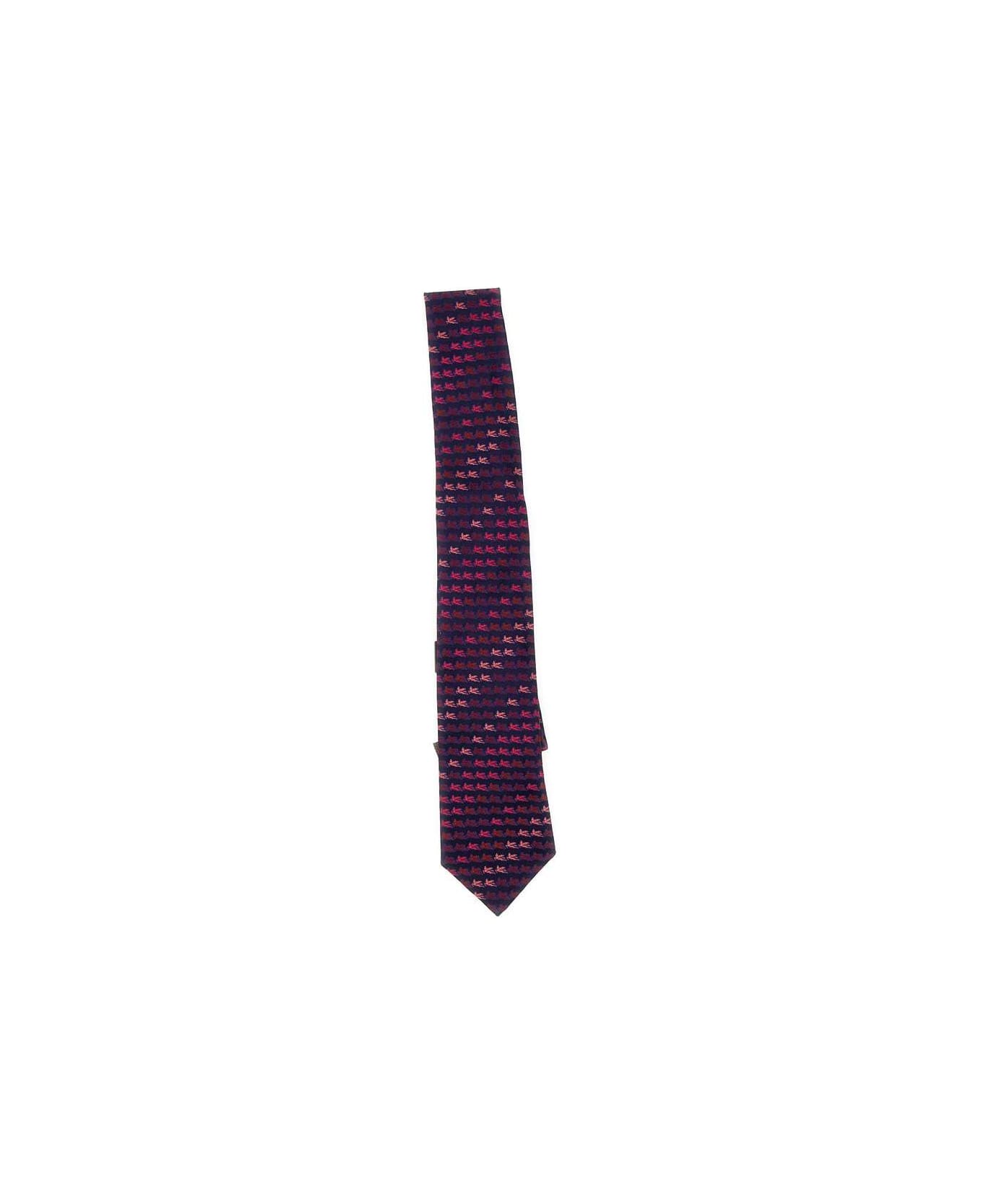 Etro Silk Tie - FUCHSIA