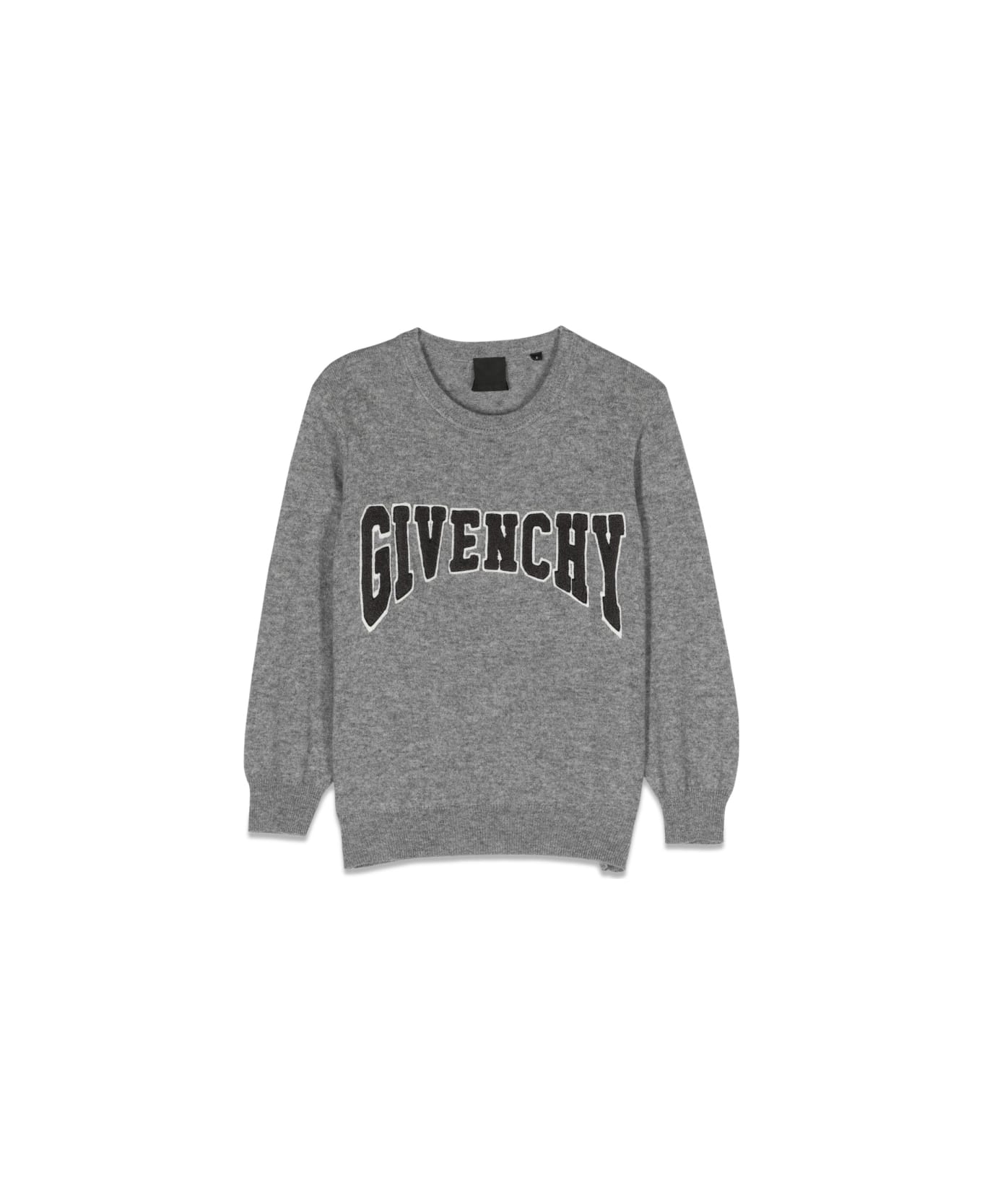 Givenchy Logo Crew Neck Pullover - GREY