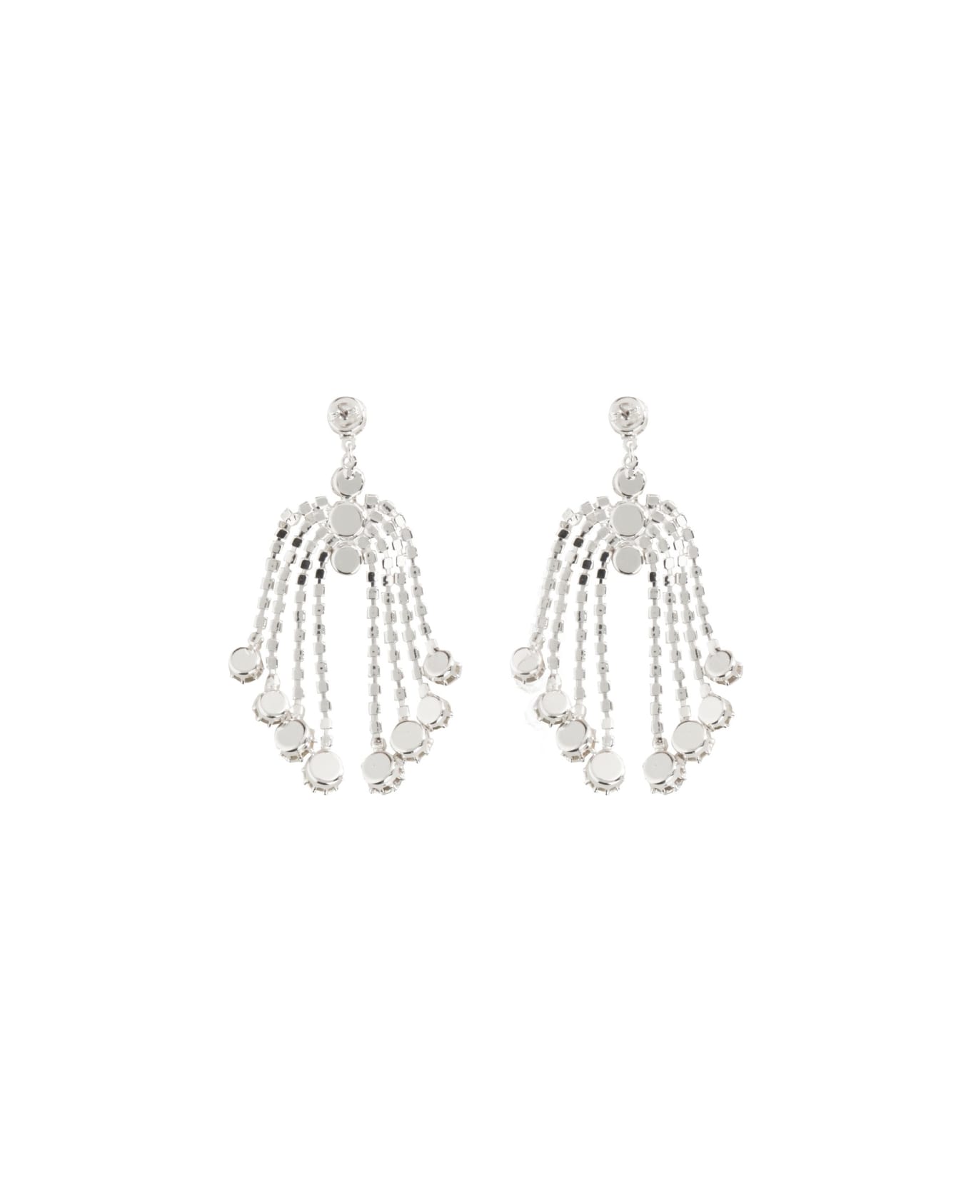 Magda Butrym Dangle Earrings With Crystals - SILVER