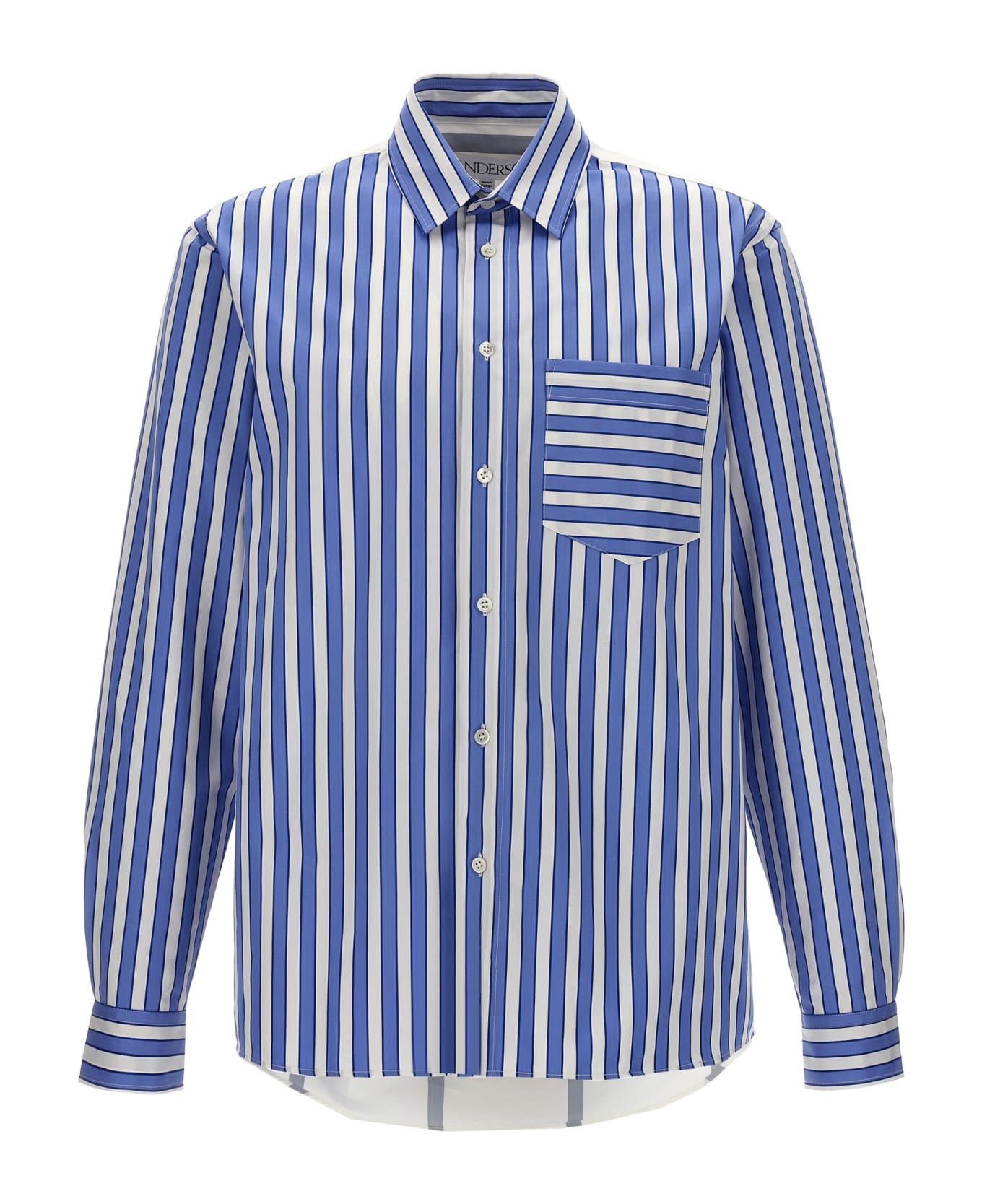 J.W. Anderson Patchwork Shirt - NAVY