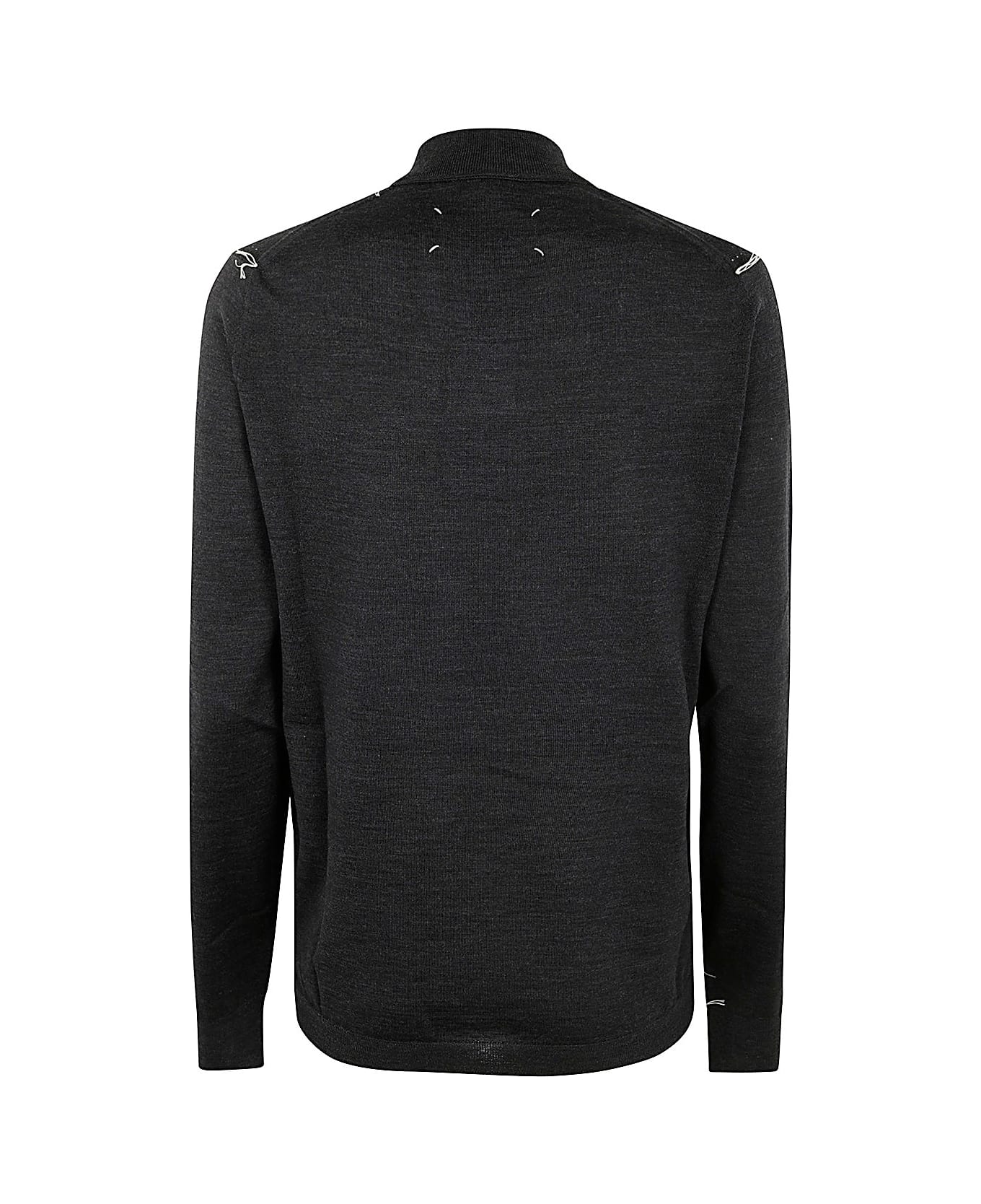 Maison Margiela Long-sleeved Crewneck Jumper - Grey