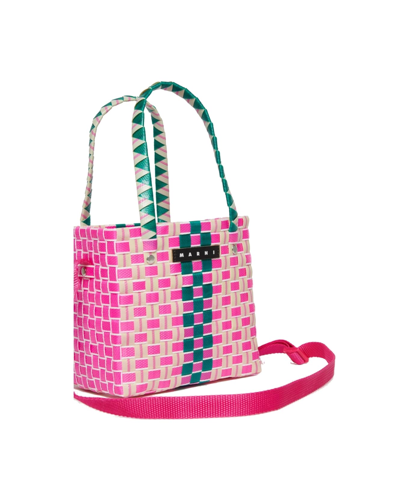 Marni Bucket Bag With Shoulder Strap - PINK