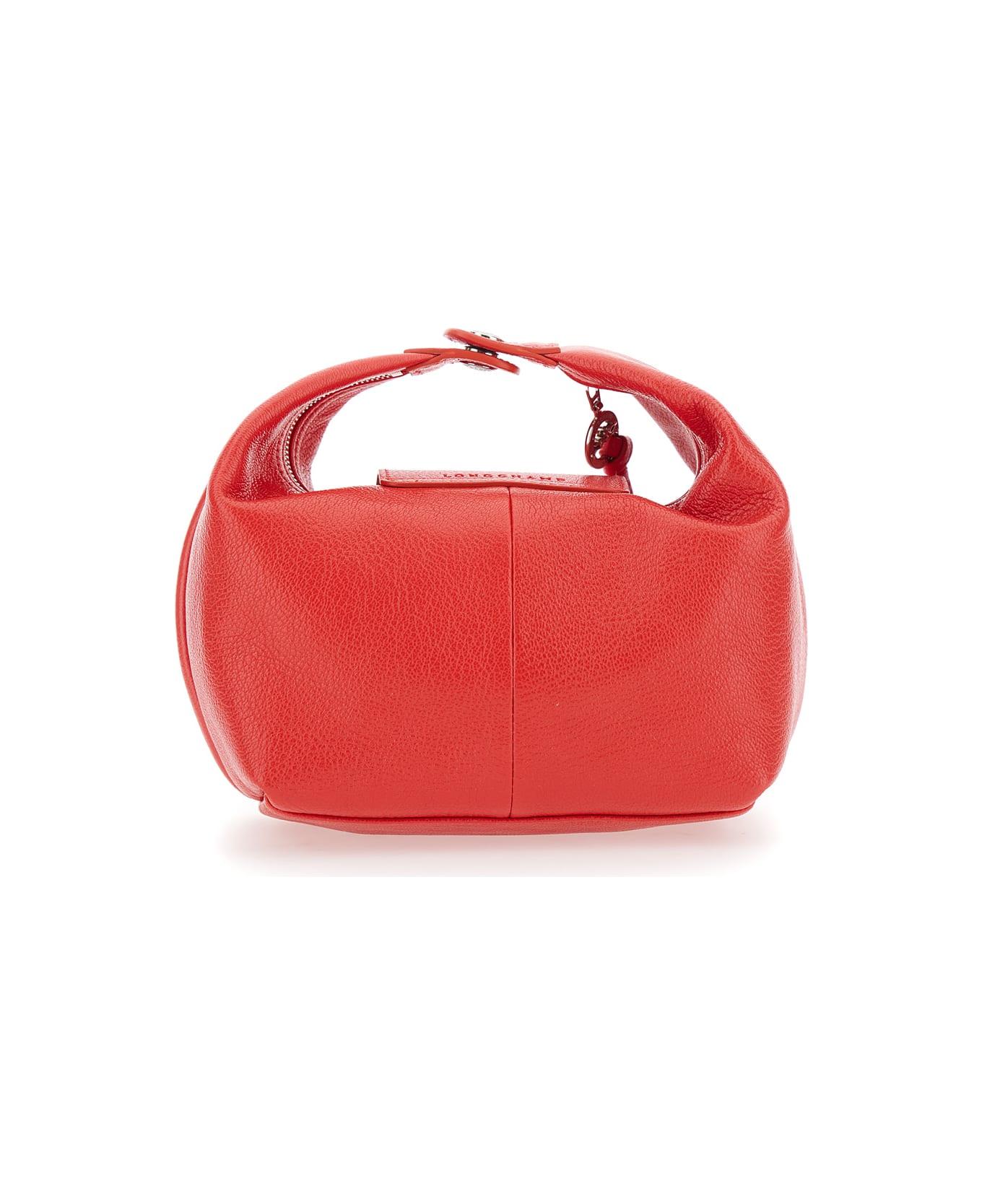 Longchamp 
le Pliage Portobello Xs
 Red Handbag With Logo Embossed On The Front In Leather Woman - Red