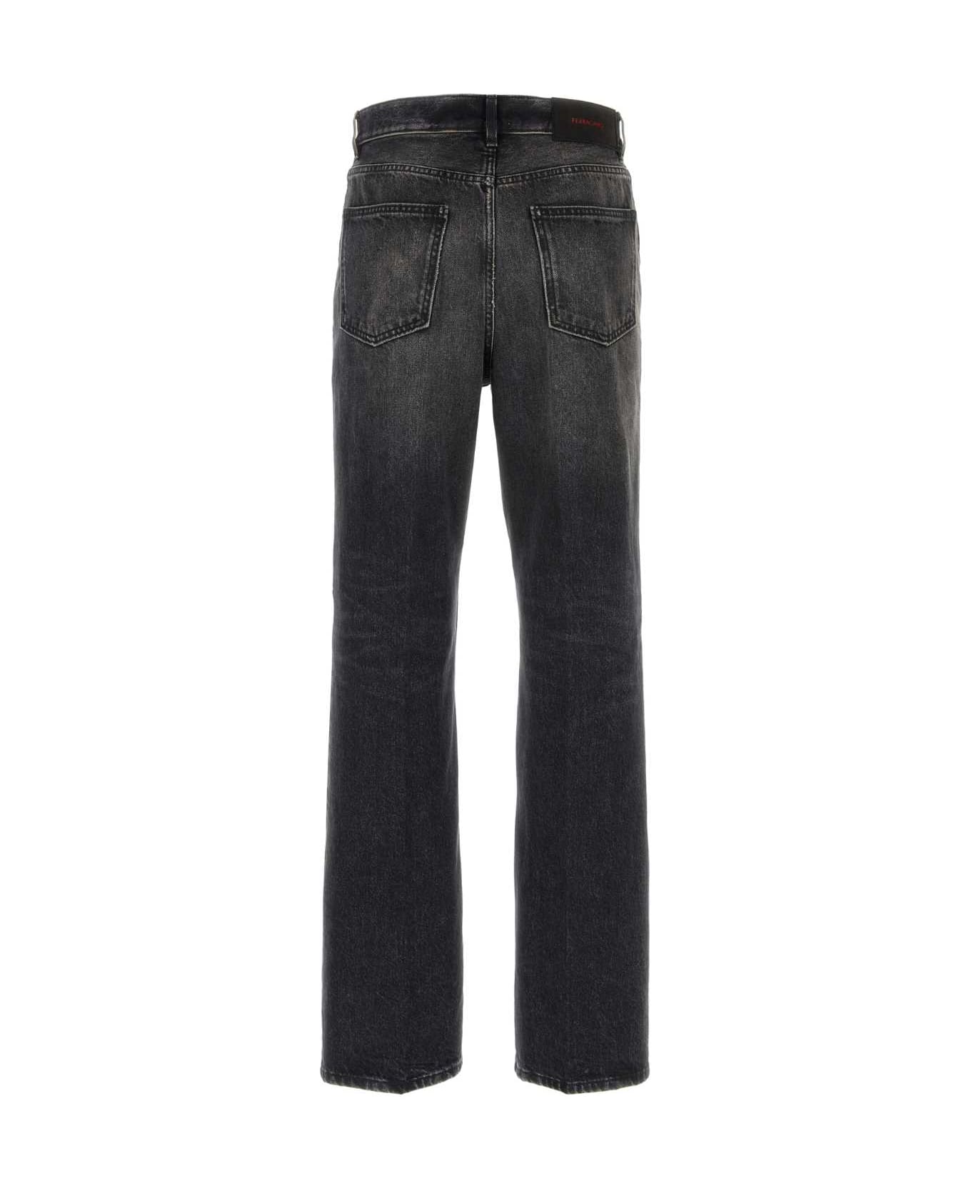 Ferragamo Black Denim Jeans - NERO