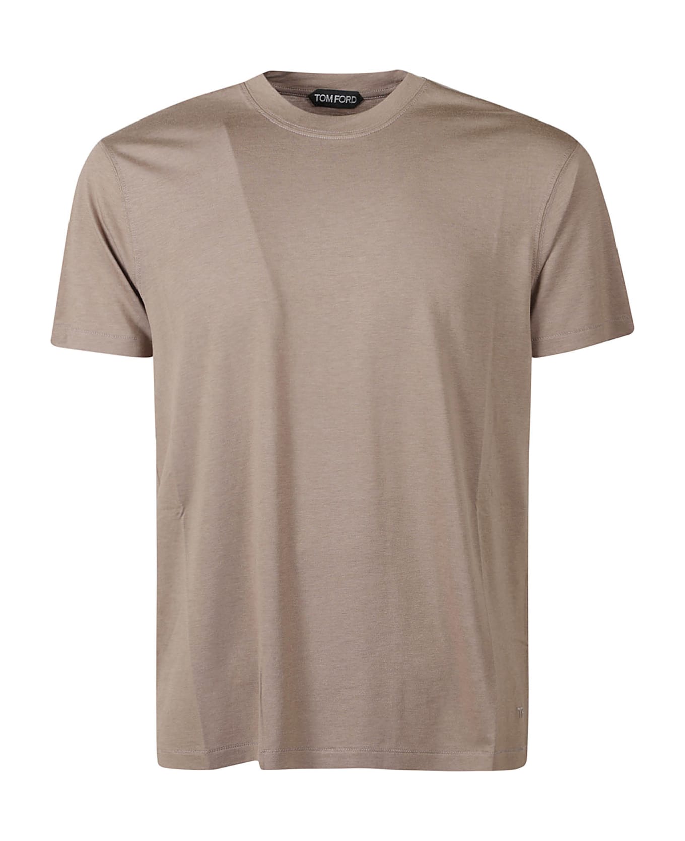 Tom Ford Round Neck T-shirt - Khaki