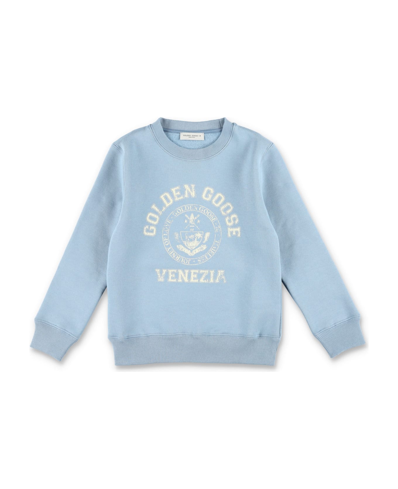 Golden Goose Logo Sweatshirt - WINDWARD BLUE