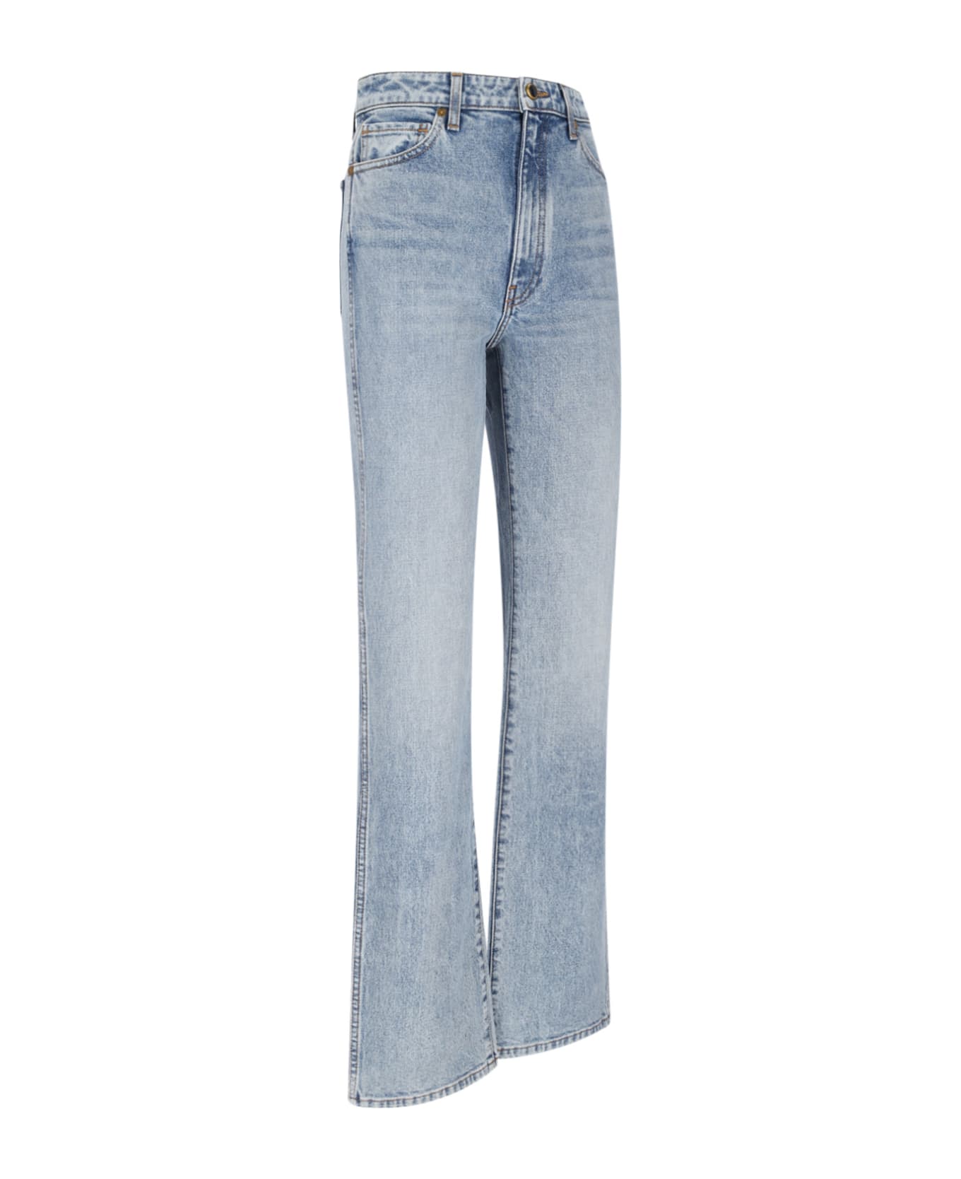 Khaite Danielle Stretch Jeans - Light Blue