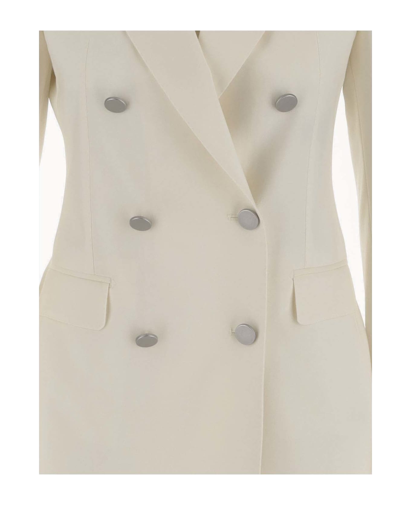 Tagliatore Double-breasted Wool Jacket - Ivory