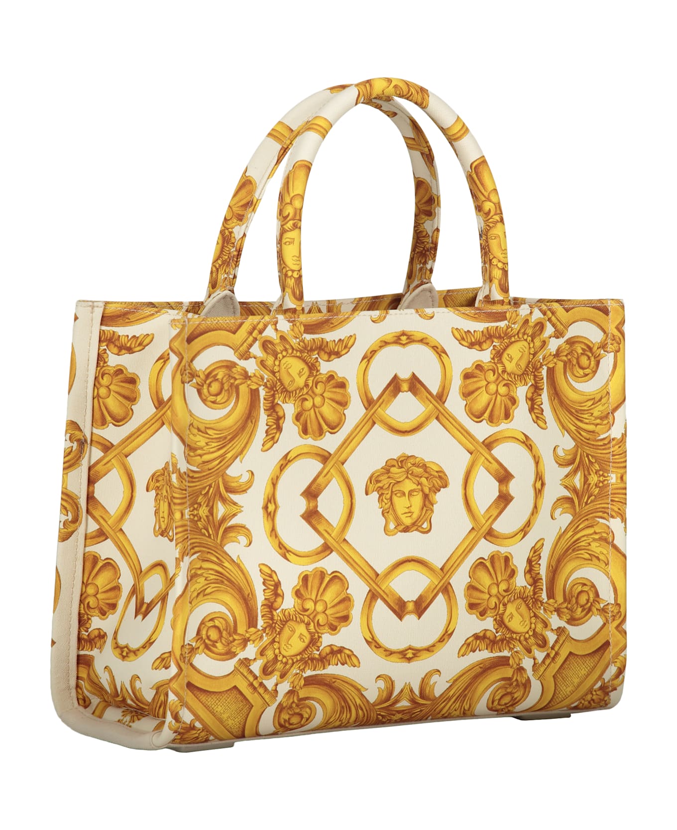 Versace Canvas Tote Bag - Ivory