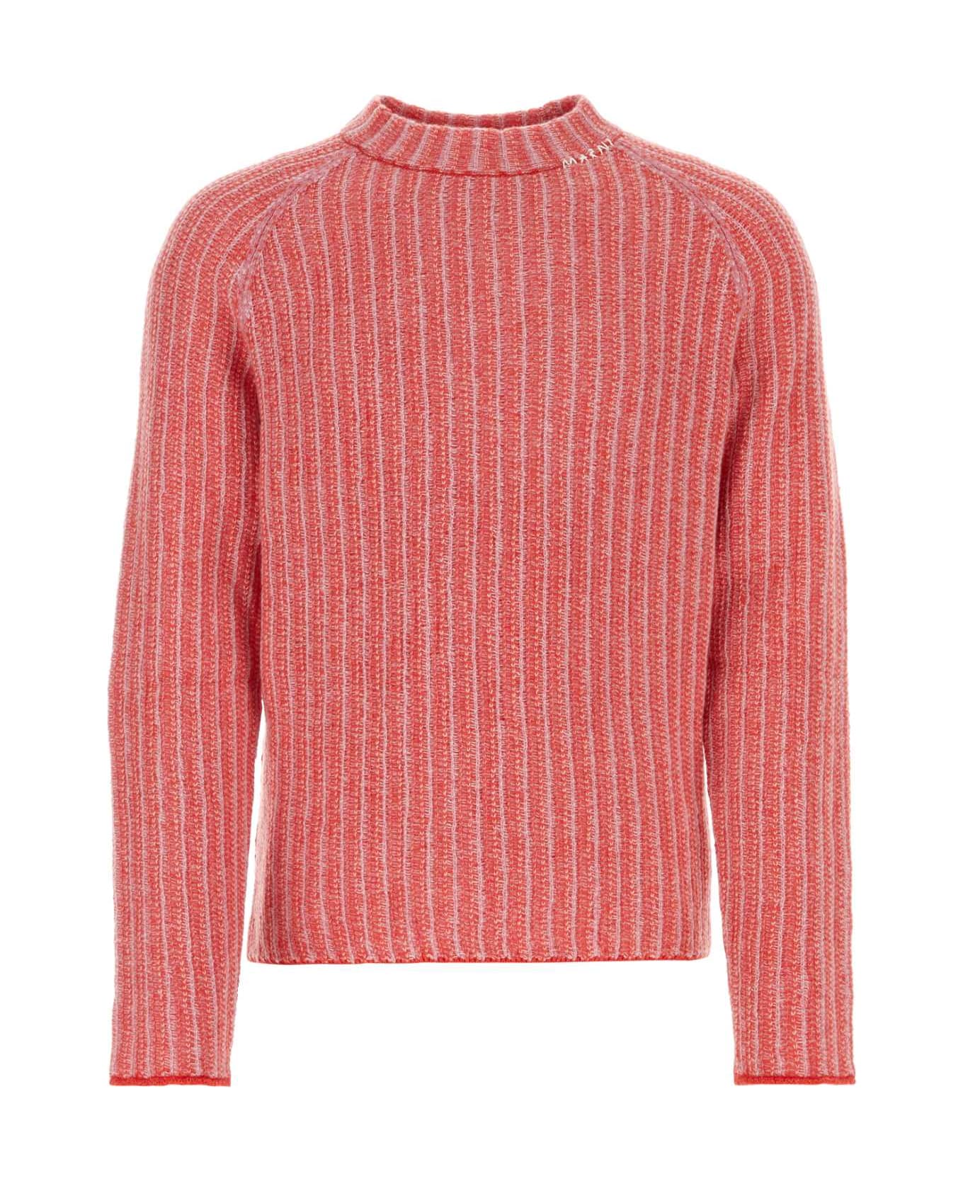 Marni Embroidered Wool Blend Sweater - ROUGERED