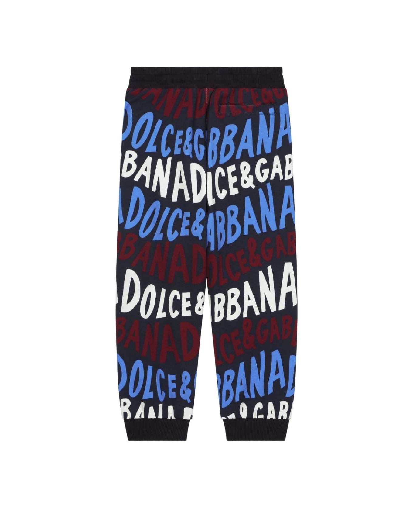 Dolce & Gabbana Pantaloni Sportivi Con Logo - Blue ボトムス