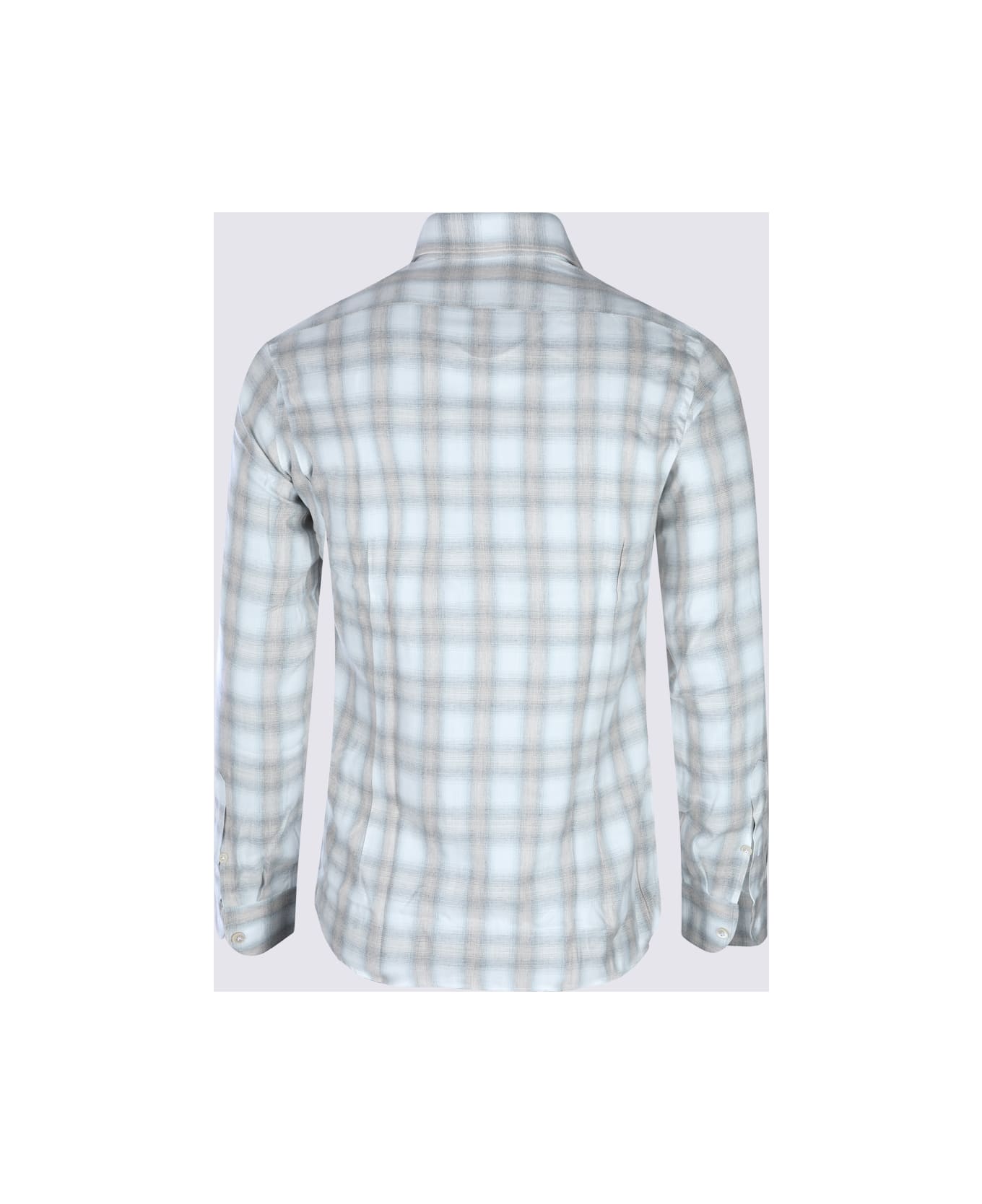 Eleventy Sand Cotton Shirt - Sand