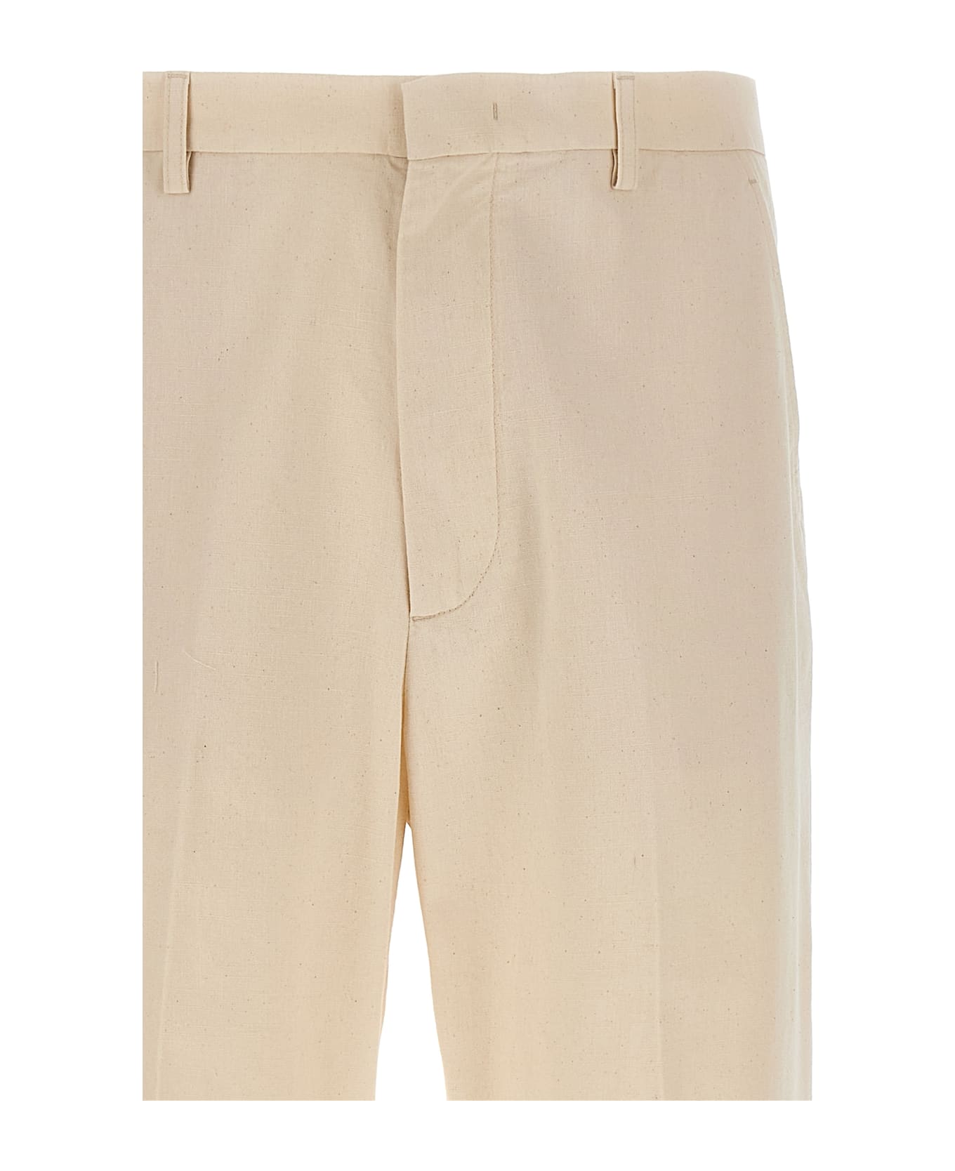 Valentino Garavani Turn-up Trousers - Beige