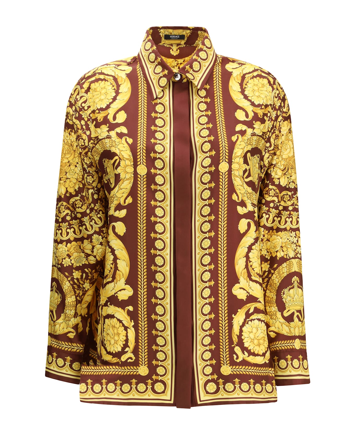Versace Printed Silk Shirt