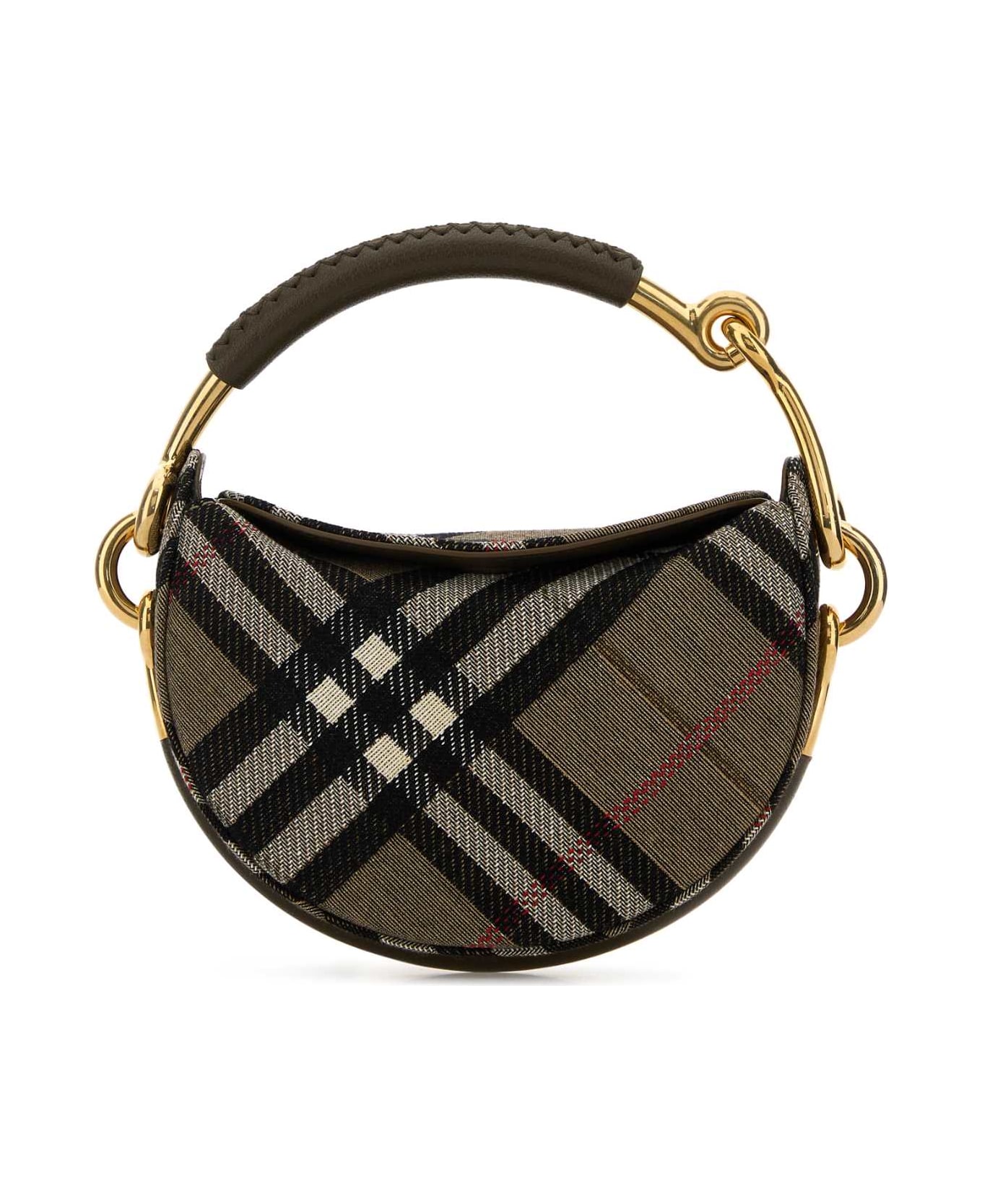 Burberry Embroidered Fabric Bridle Handbag - BRUSH