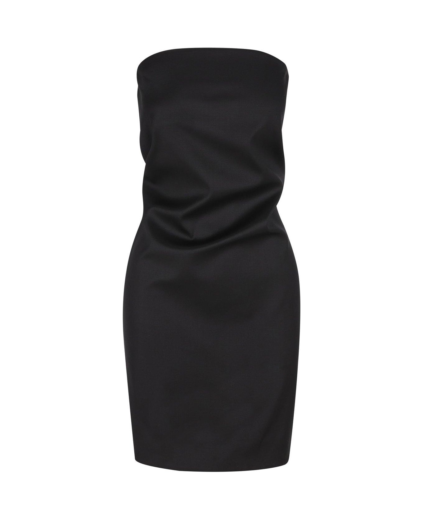 Saint Laurent Strapless Pencil Dress - BLACK ワンピース＆ドレス