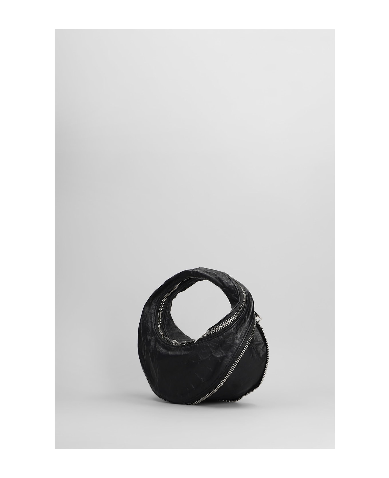 Alexander Wang Twist Mini Bag Shoulder Bag In Black Leather - BLACK