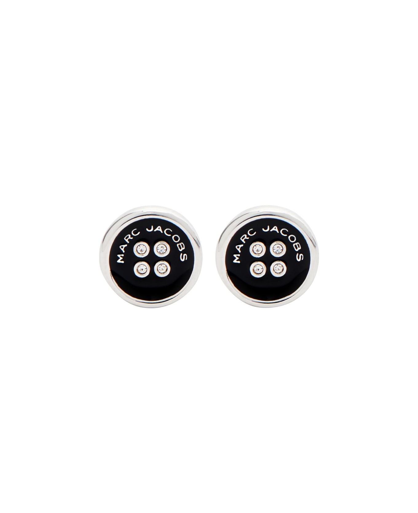 Marc Jacobs "button Stud" Earrings - SILVER