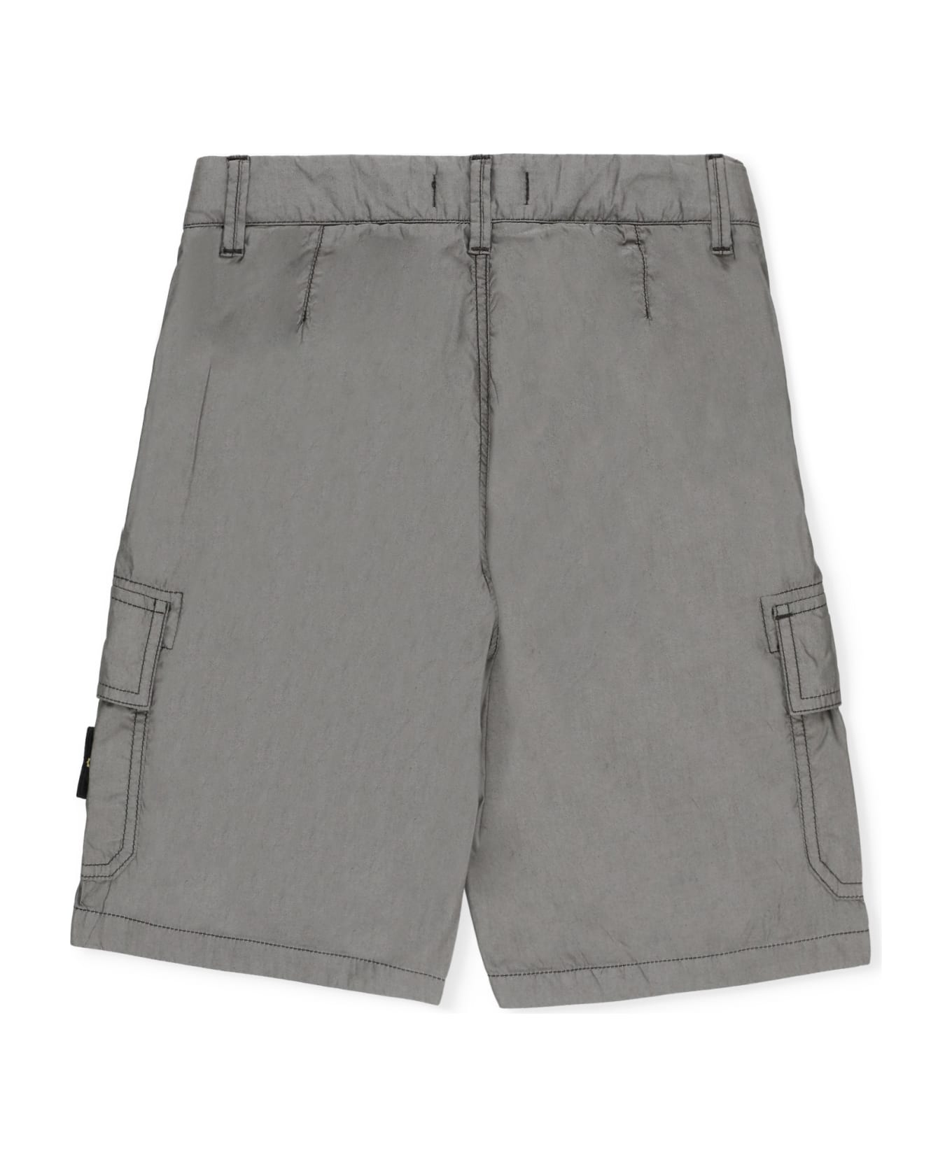 Stone Island Cotton Bermuda Shorts - Grey ボトムス