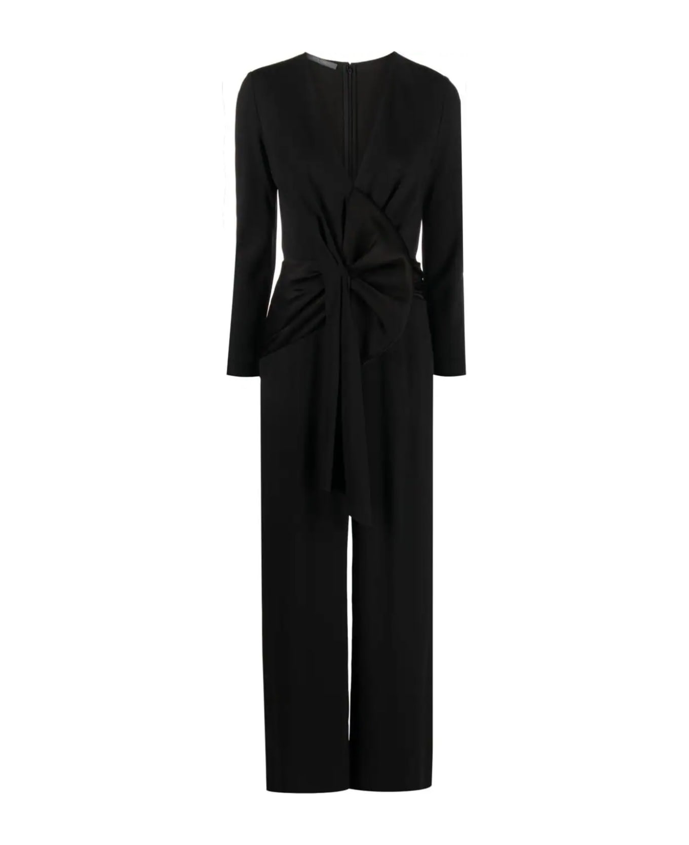 オールインワン・サロペット A FERRETTI Black acetate blend jumpsuit Alberta Ferretti Black Acetate Blend Jumpsuit | italist