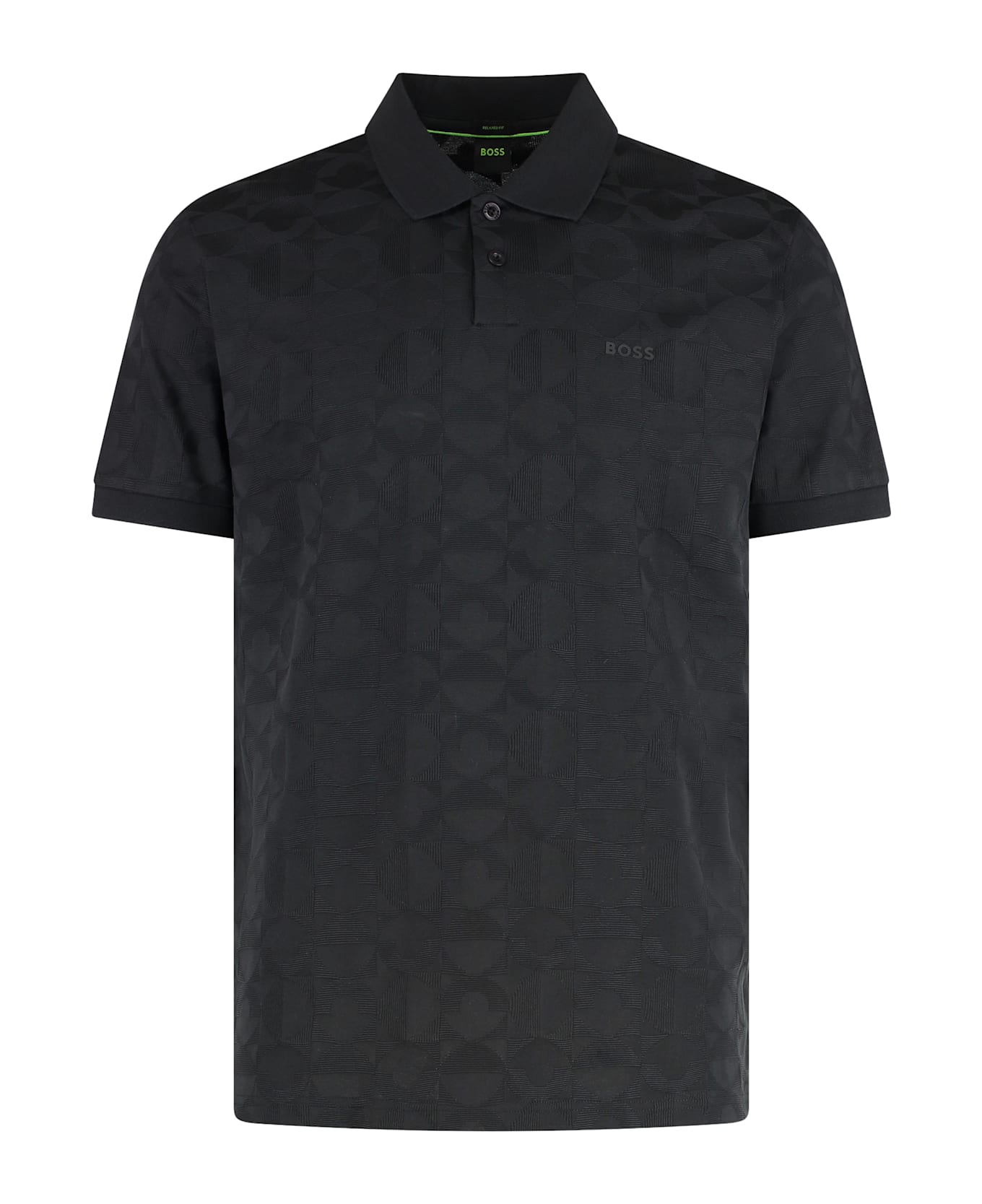 Hugo Boss Cotton Polo Shirt - black