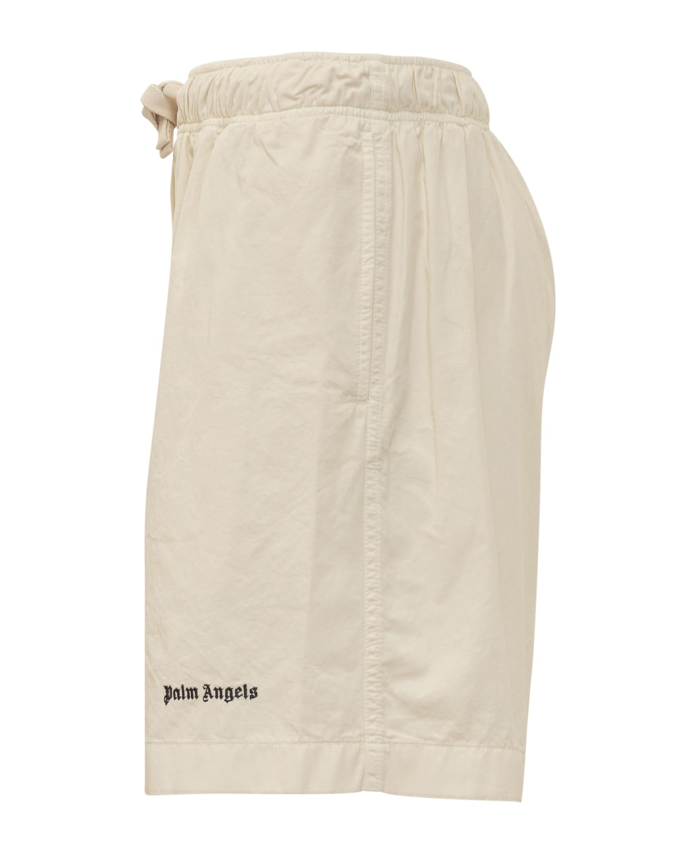 Palm Angels Cotton Bermuda Shorts - WHITE ショートパンツ