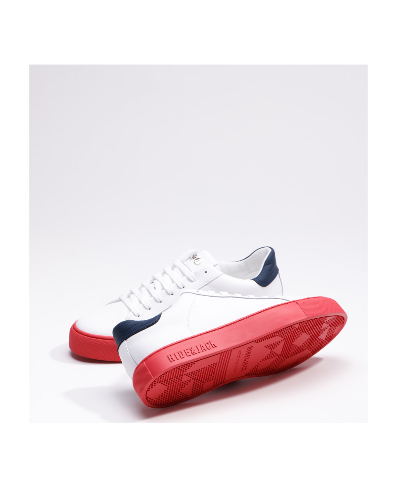 Hide&Jack Low Top Sneaker - Essence Sky Blue Red スニーカー