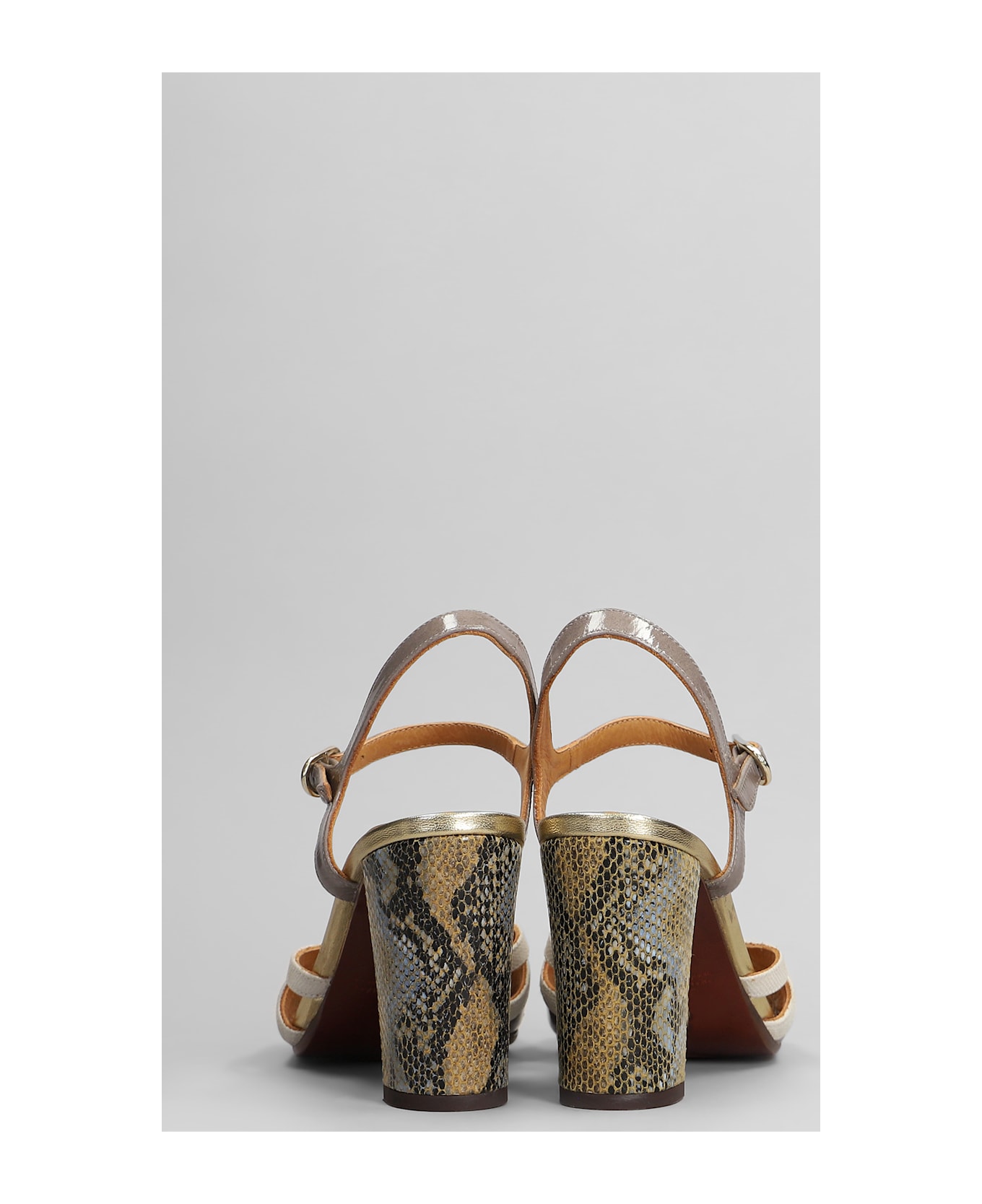 Chie Mihara Bemon Sandals In Beige Leather - beige