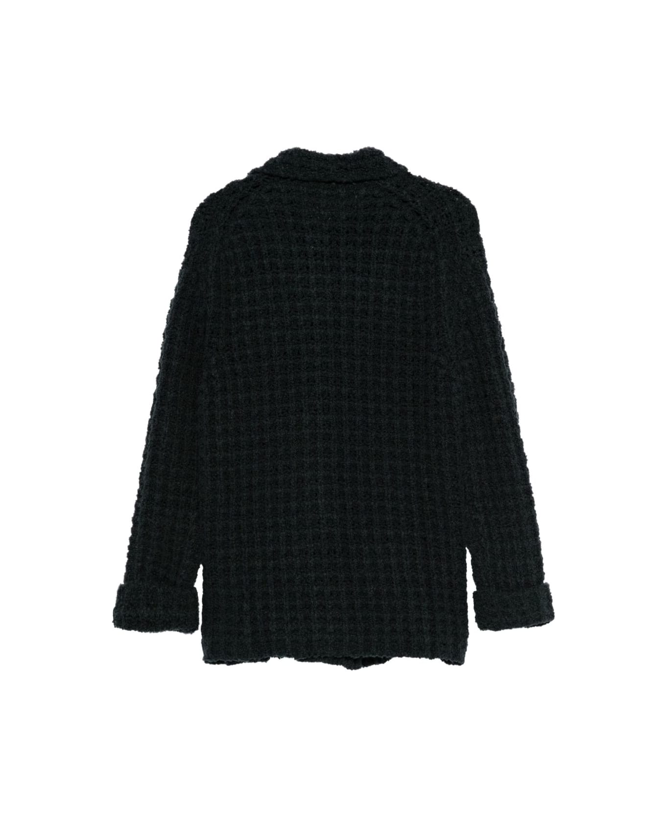 Bruno Manetti Buttoned Cardigan - Black
