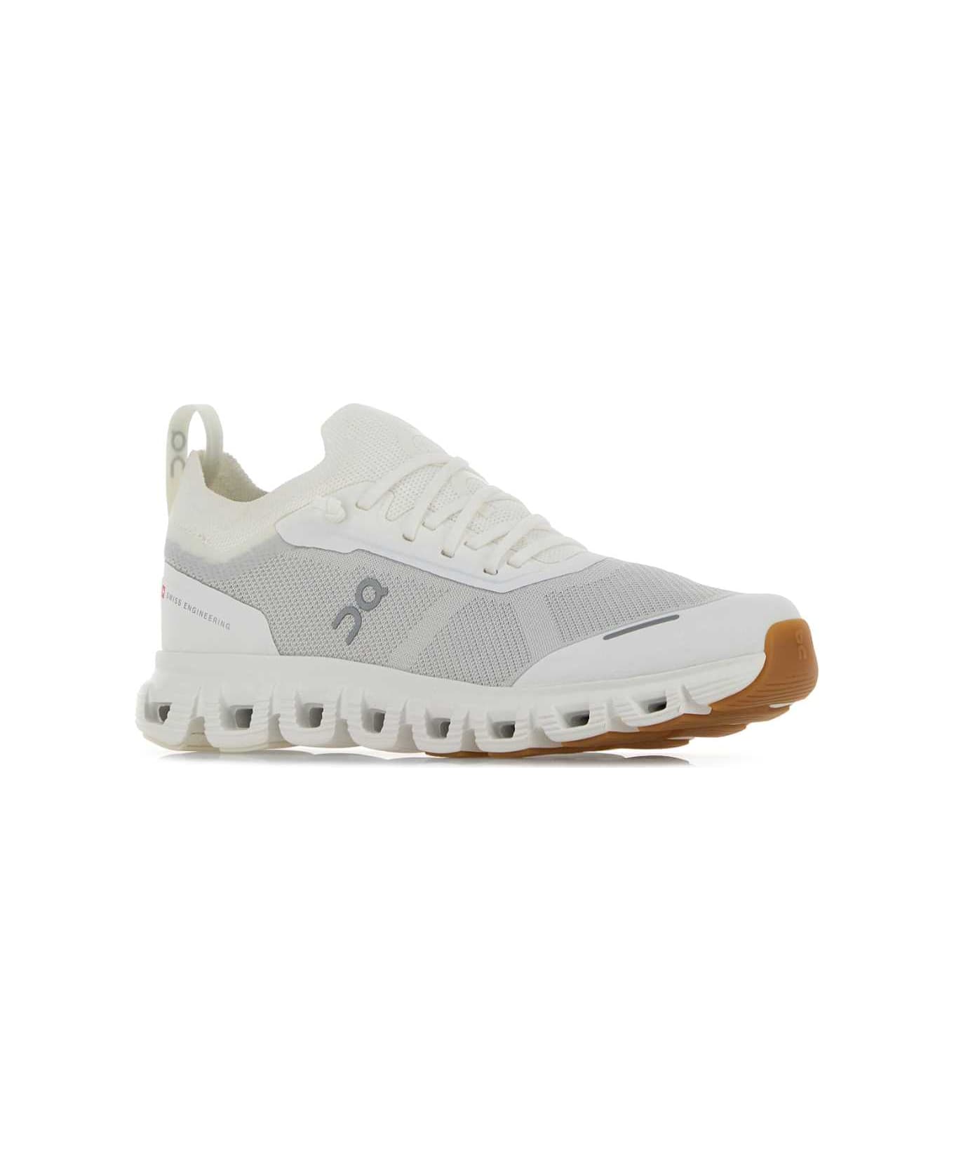 ON White Canvas Cloud 6 Versa Sneakers - WHITEWHITE