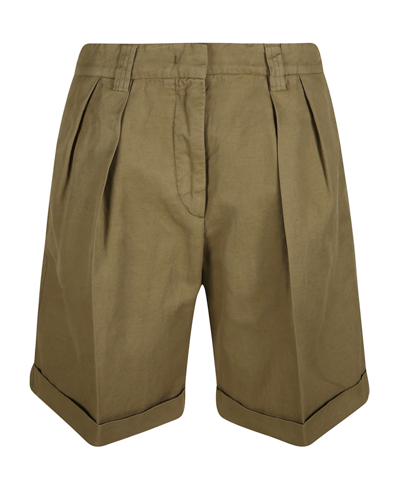 Aspesi Concealed Shorts - Green