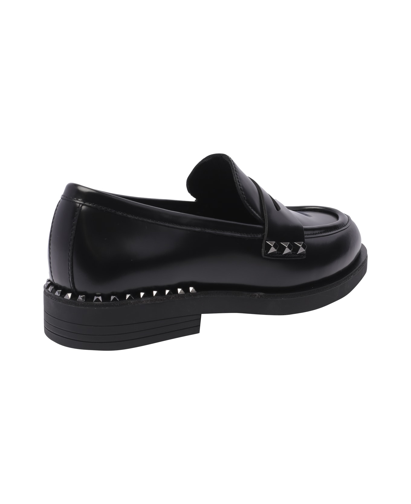Ash Whisper Studs Loafers - Black