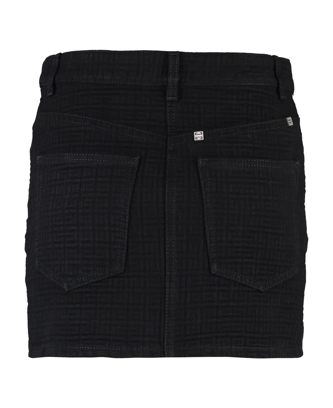 Givenchy Denim Mini Skirt - black ショートパンツ