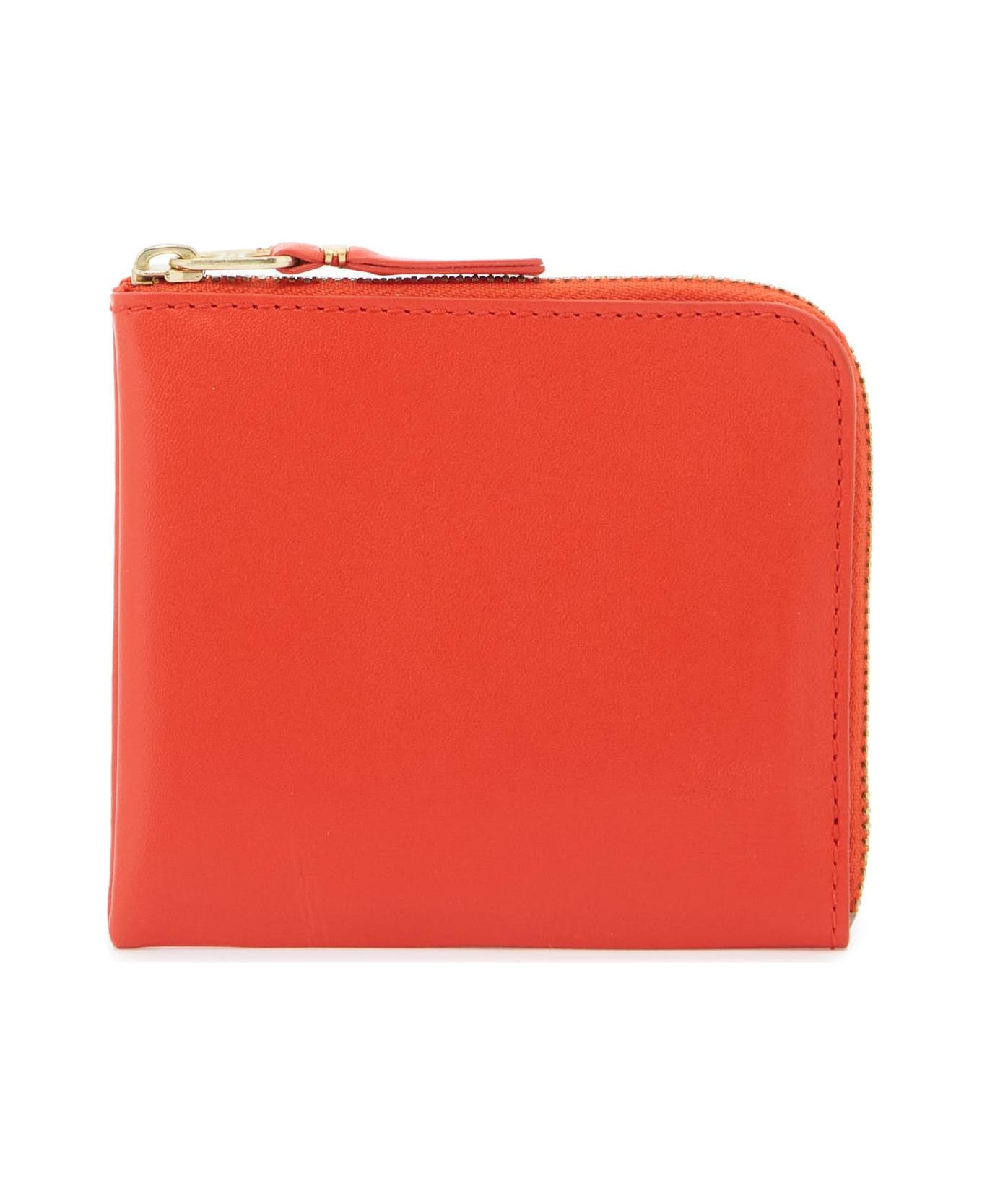 Comme des Garçons Wallet Zip Around Wallet Portfolio - ORANGE (Red)