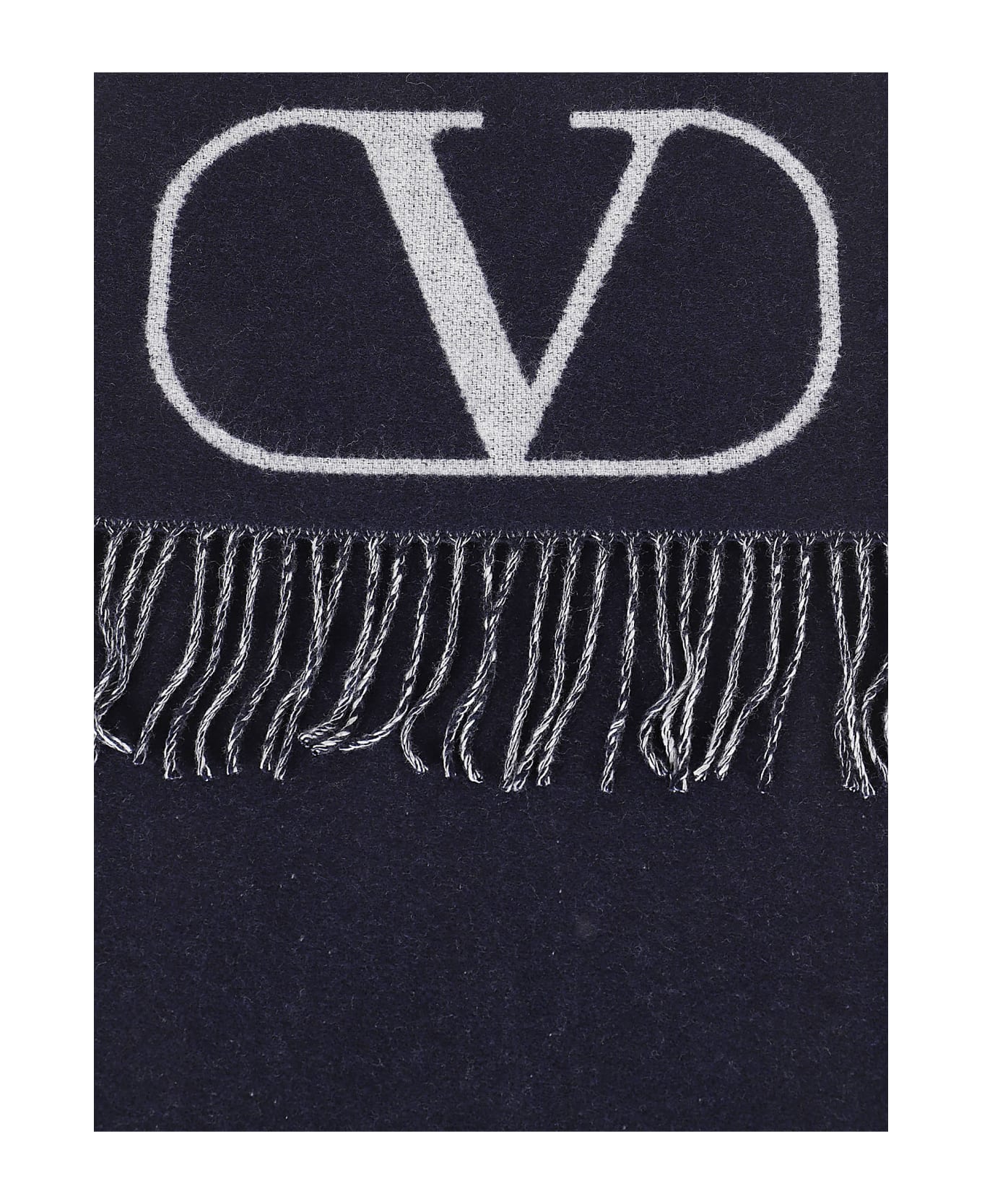 Valentino Garavani Scarf Vlogo Signature - Black