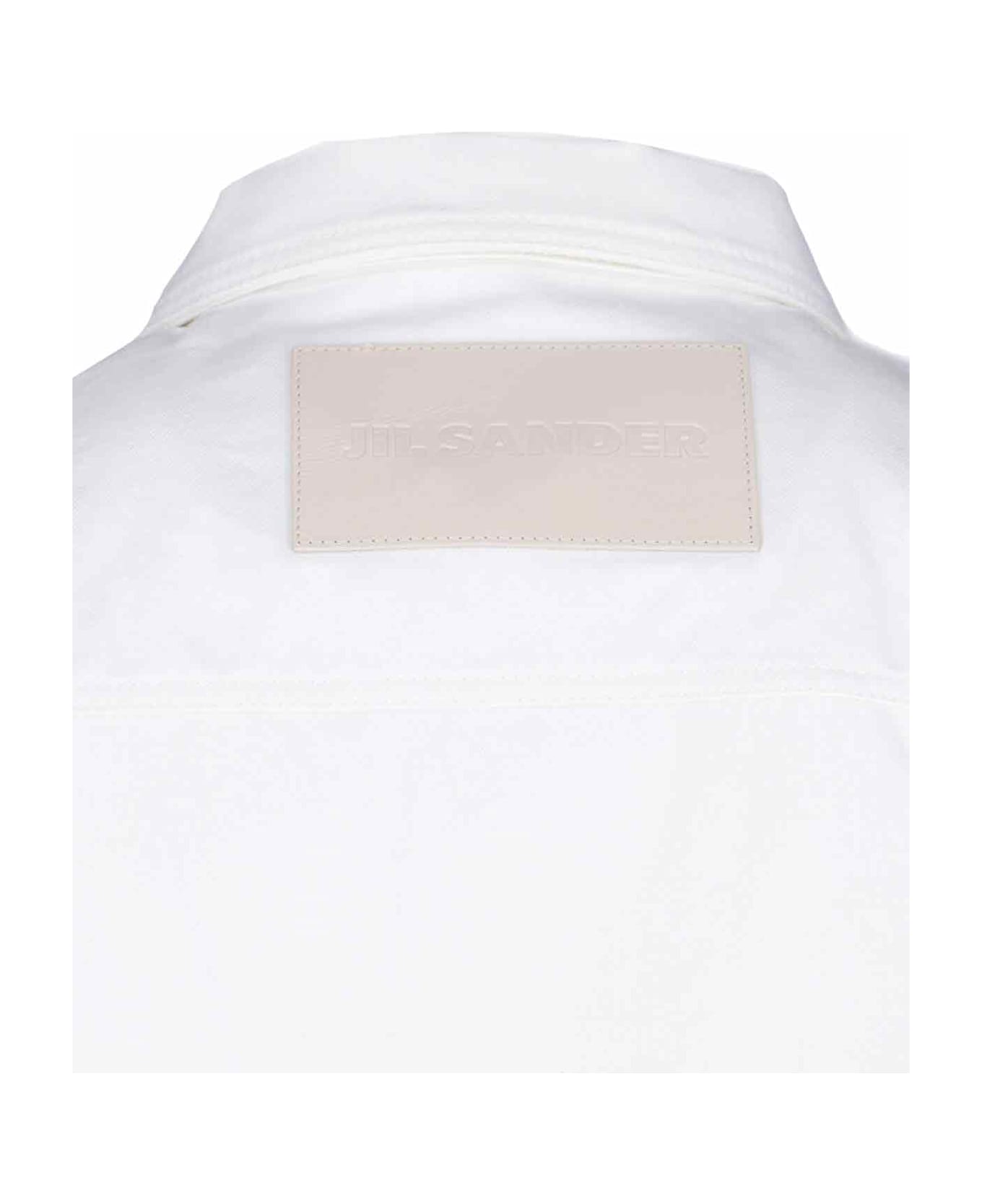 Jil Sander Denim Shirt Jacket - White