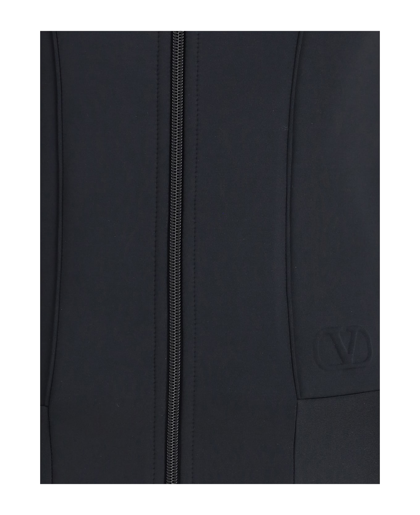 Valentino Structured Technical Jersey Sweatshirt