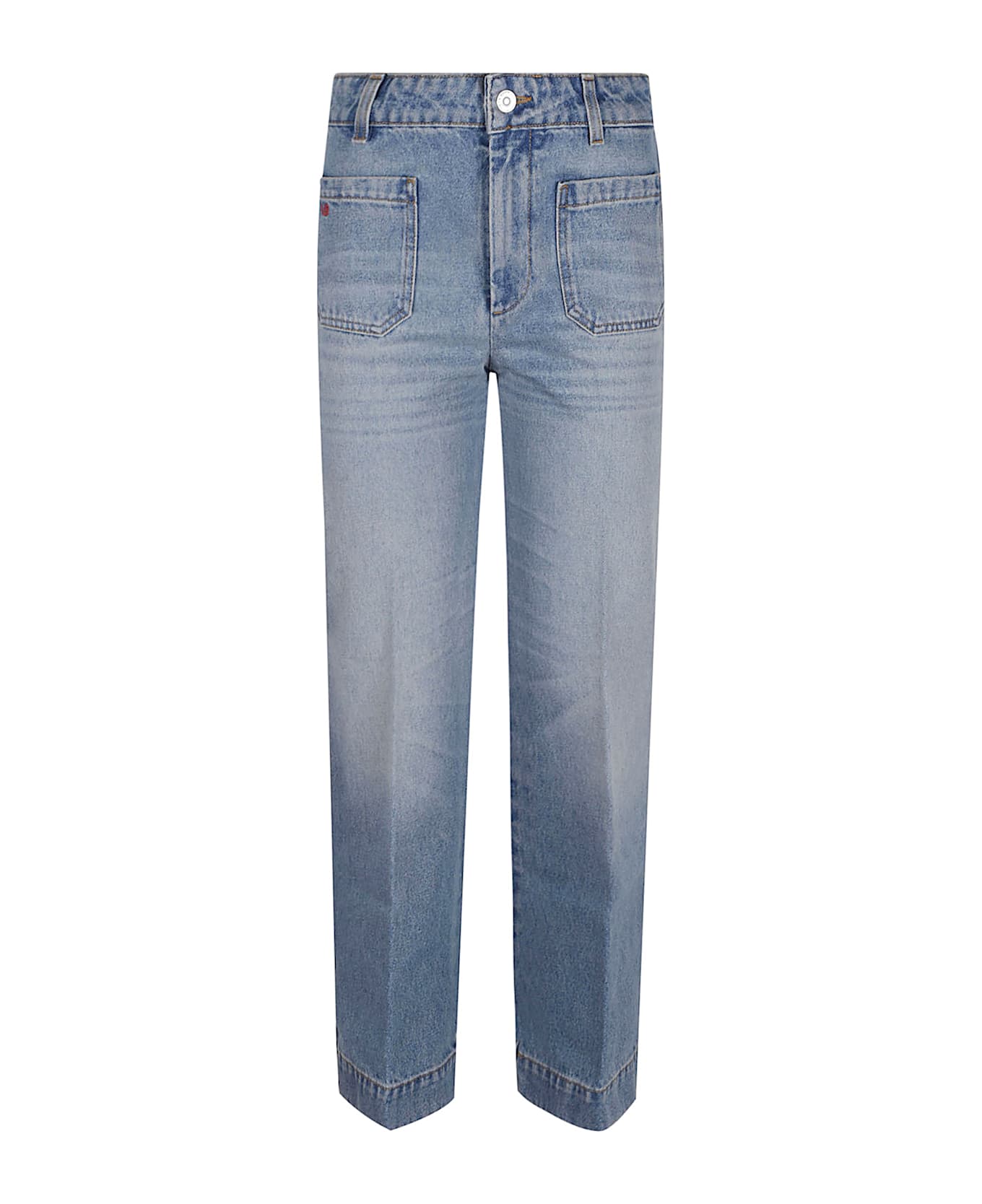 Victoria Beckham Cropped Kick Alina Jean - Pale Blue Wash