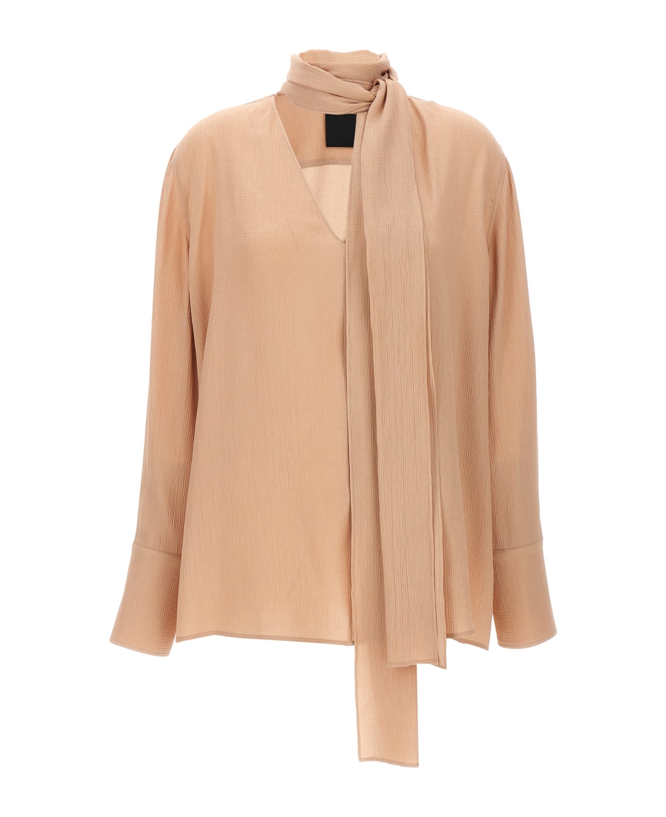 Givenchy Pussy Bow Blouse - Beige