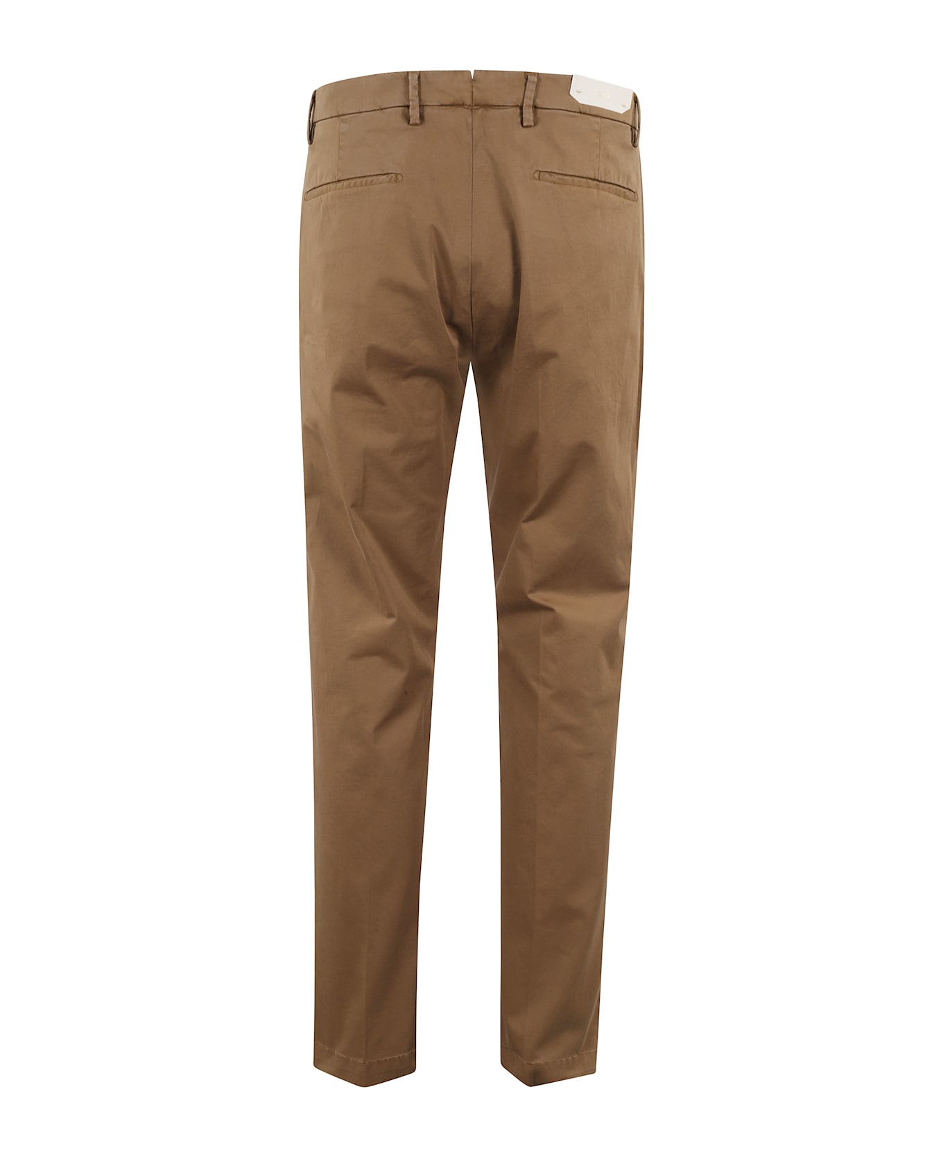 Briglia 1949 Pant 1 Pinces Raso Di Cotone - Marrone