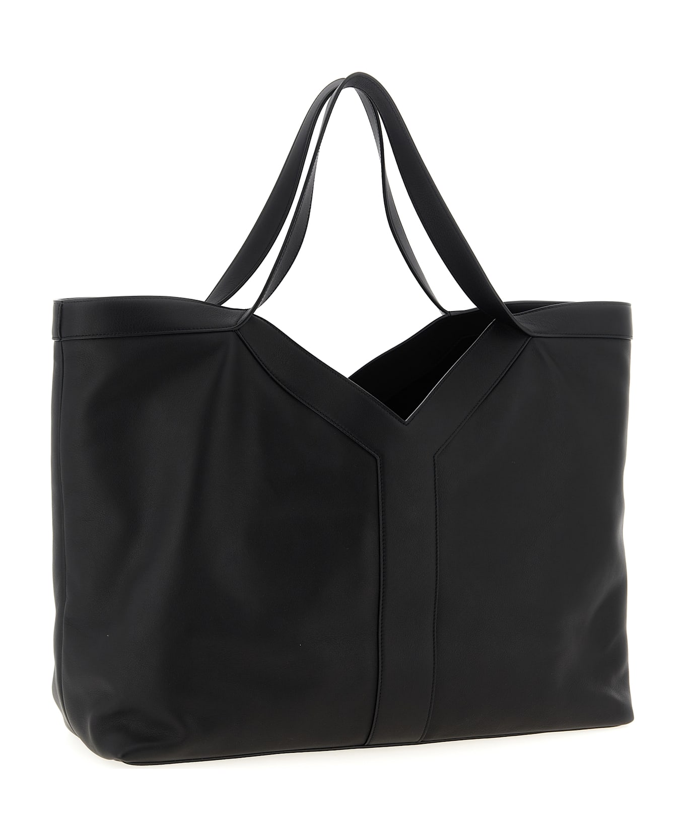 Saint Laurent 
y
 Large Shopping Bag - Black  