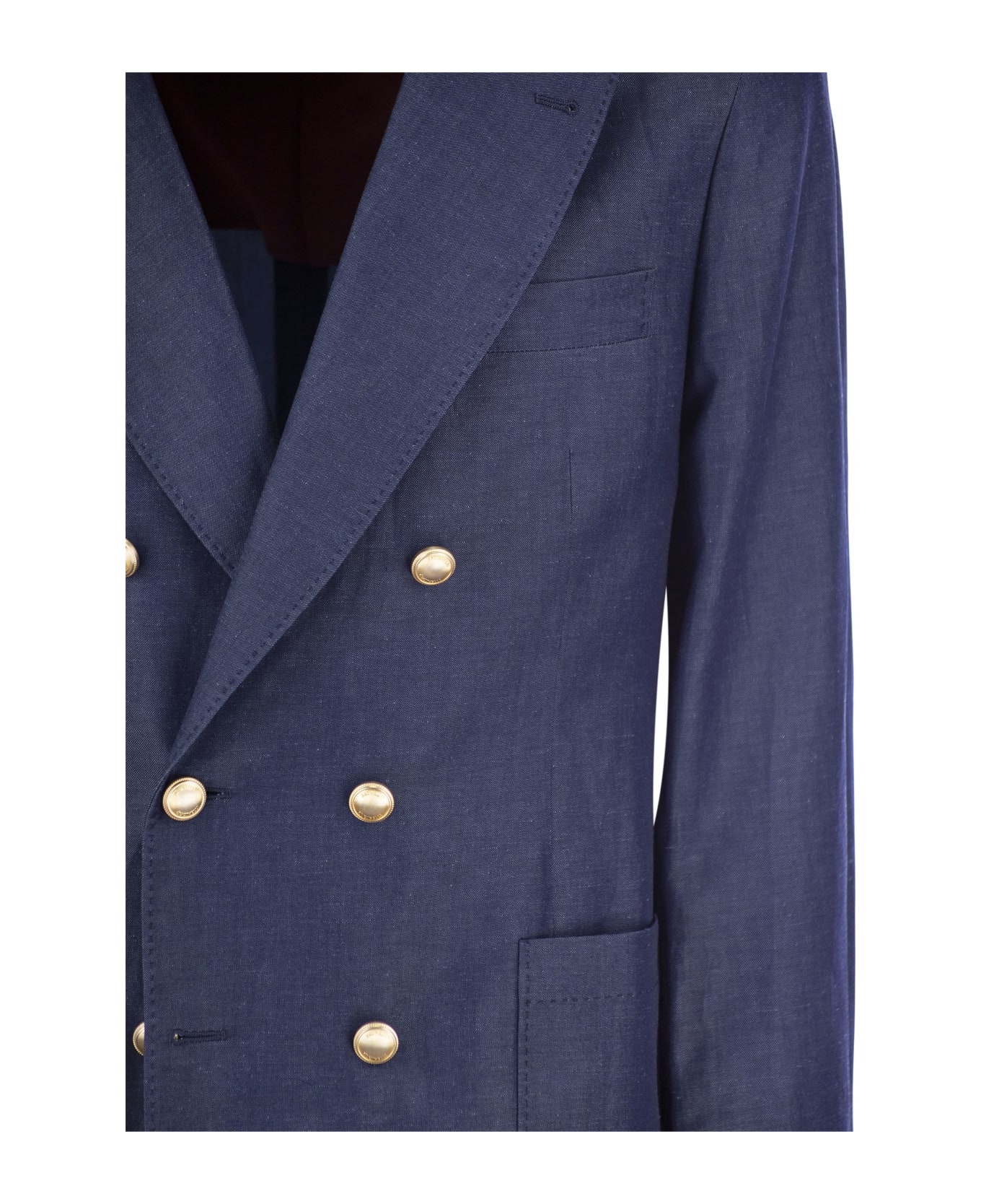 Brunello Cucinelli Double-breasted Jacket - Blue スーツ