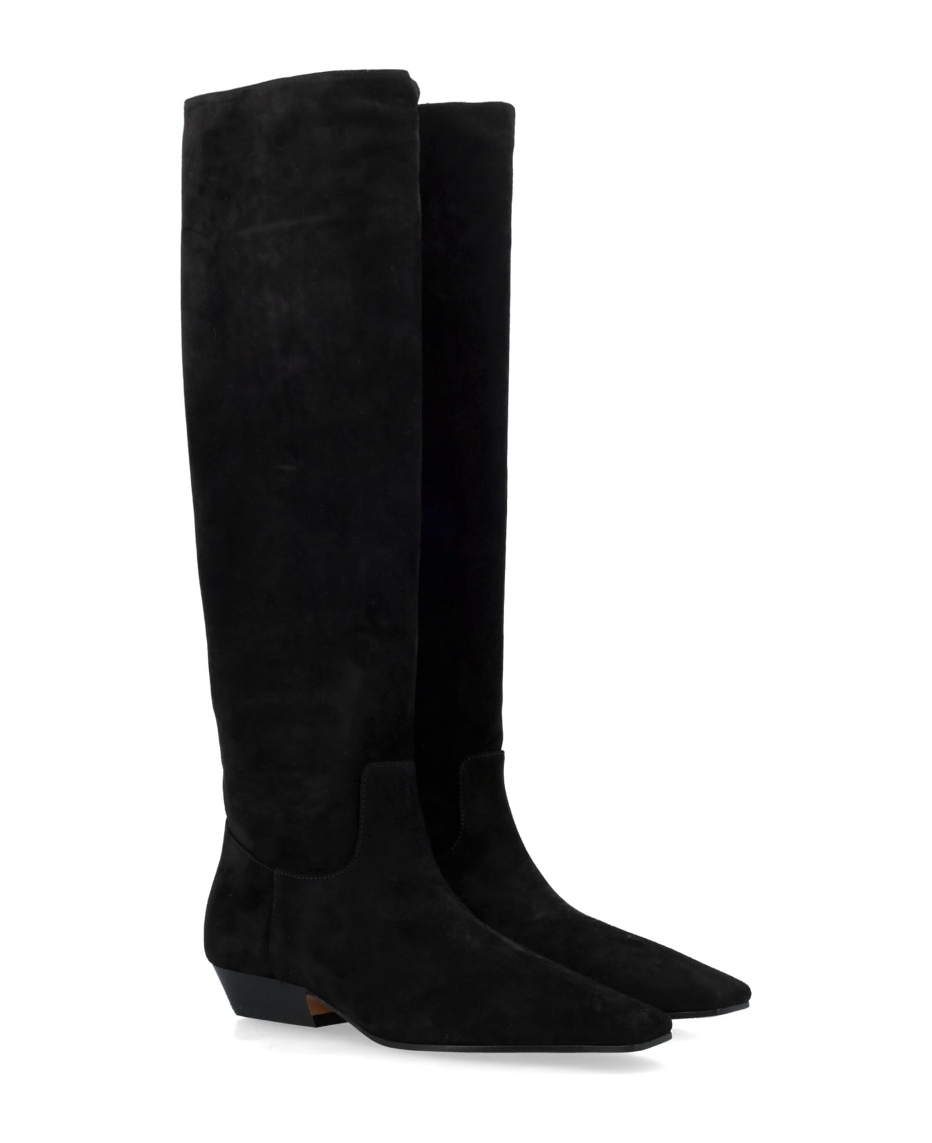 Khaite Marfa Knee Boots - BLACK