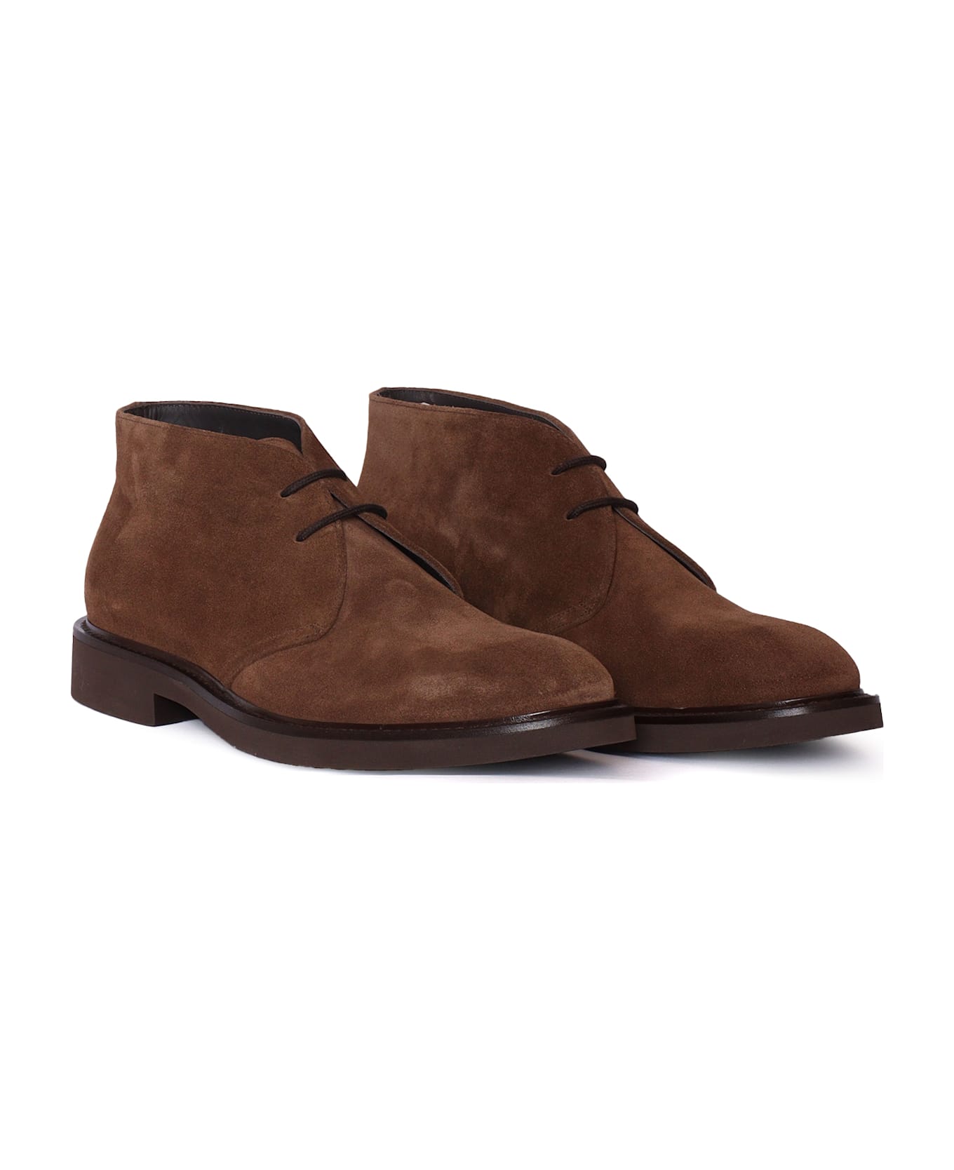 Doucal's Chukka Desert Boots - BROWN