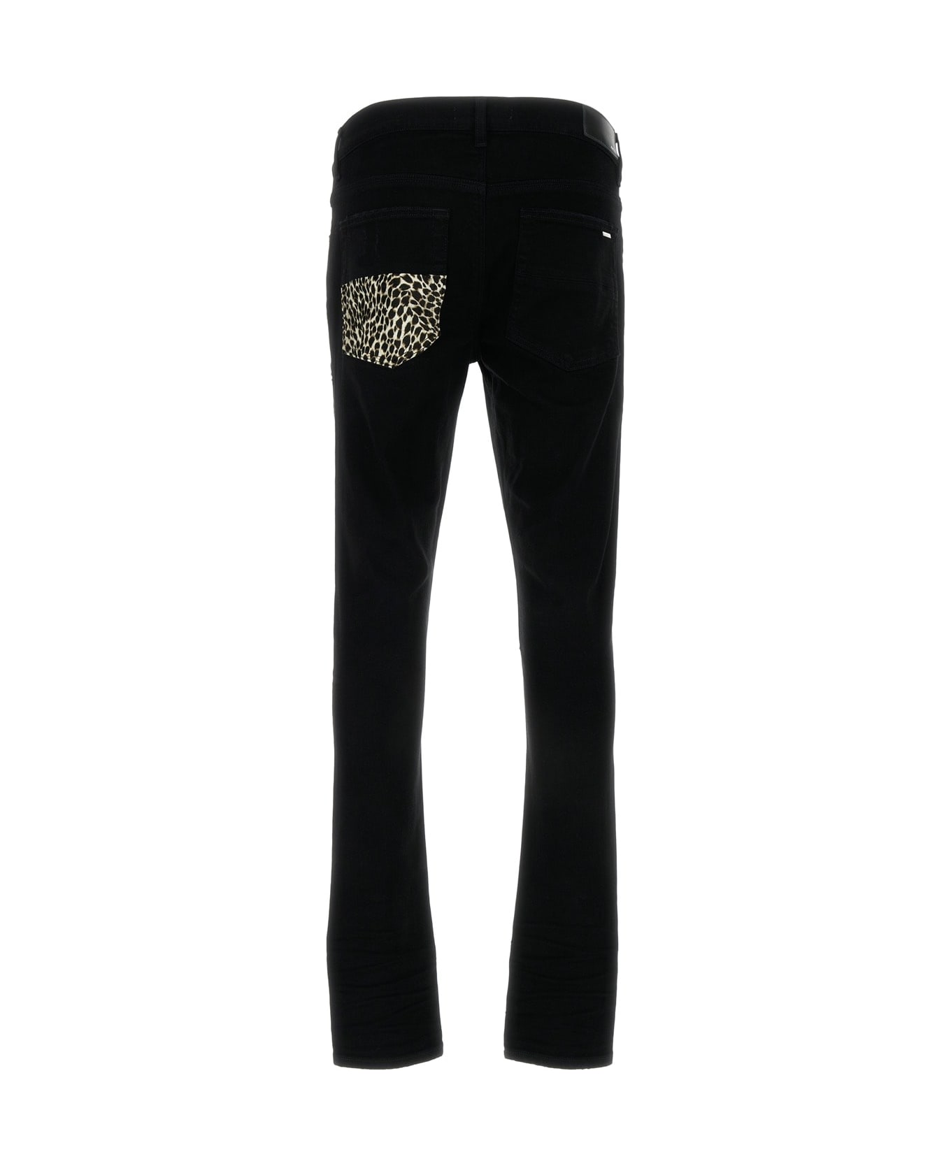 AMIRI Leopard Mx1 Jean - BLACK