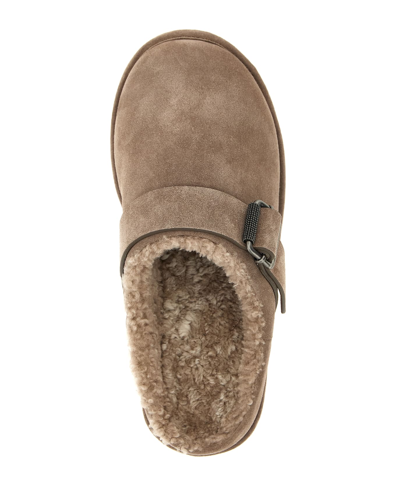 Brunello Cucinelli Monile Sabots - Beige